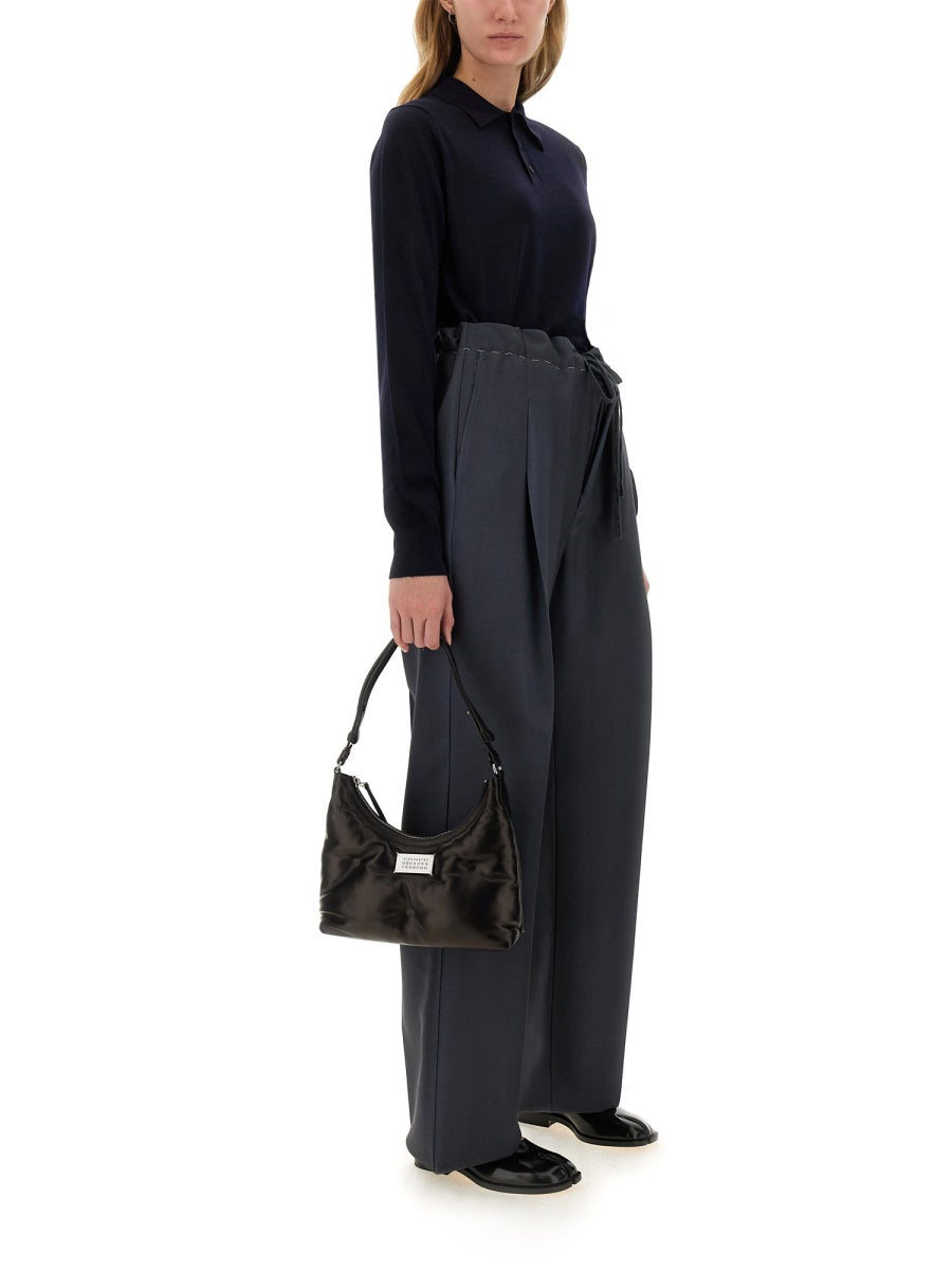 MAISON MARGIELA Oversized Wool & Mohair Pants - Size 40