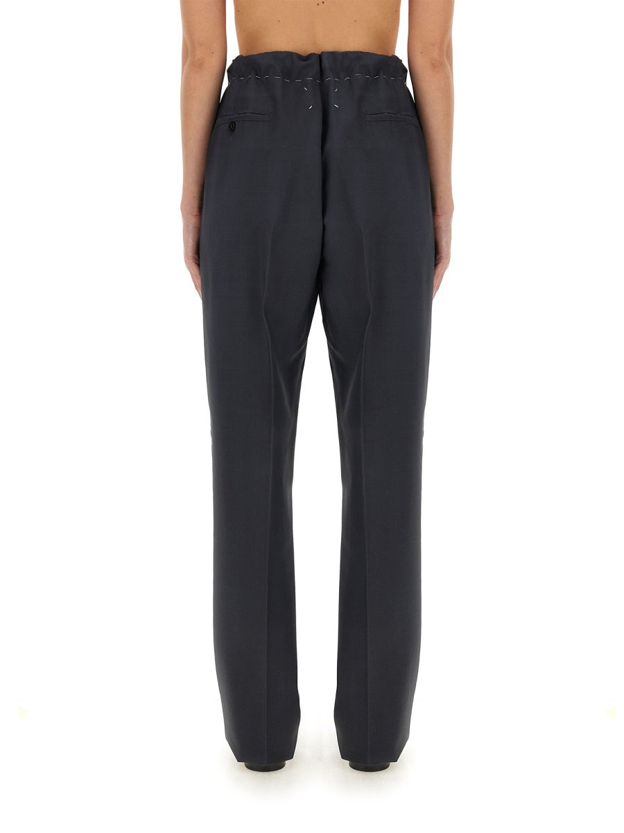 MAISON MARGIELA Oversized Wool & Mohair Pants - Size 40