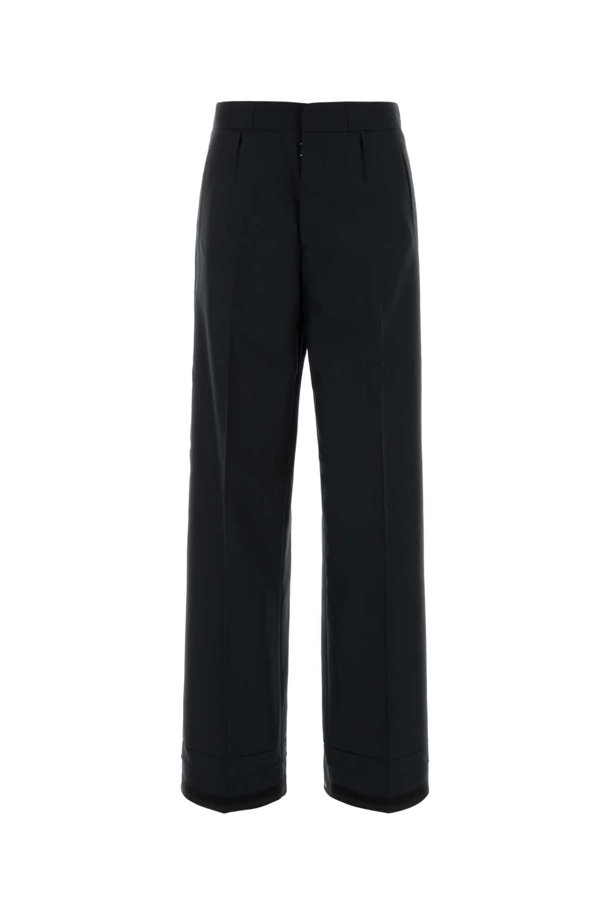 MAISON MARGIELA Wide-Leg Wool and Polyester Pants for Women