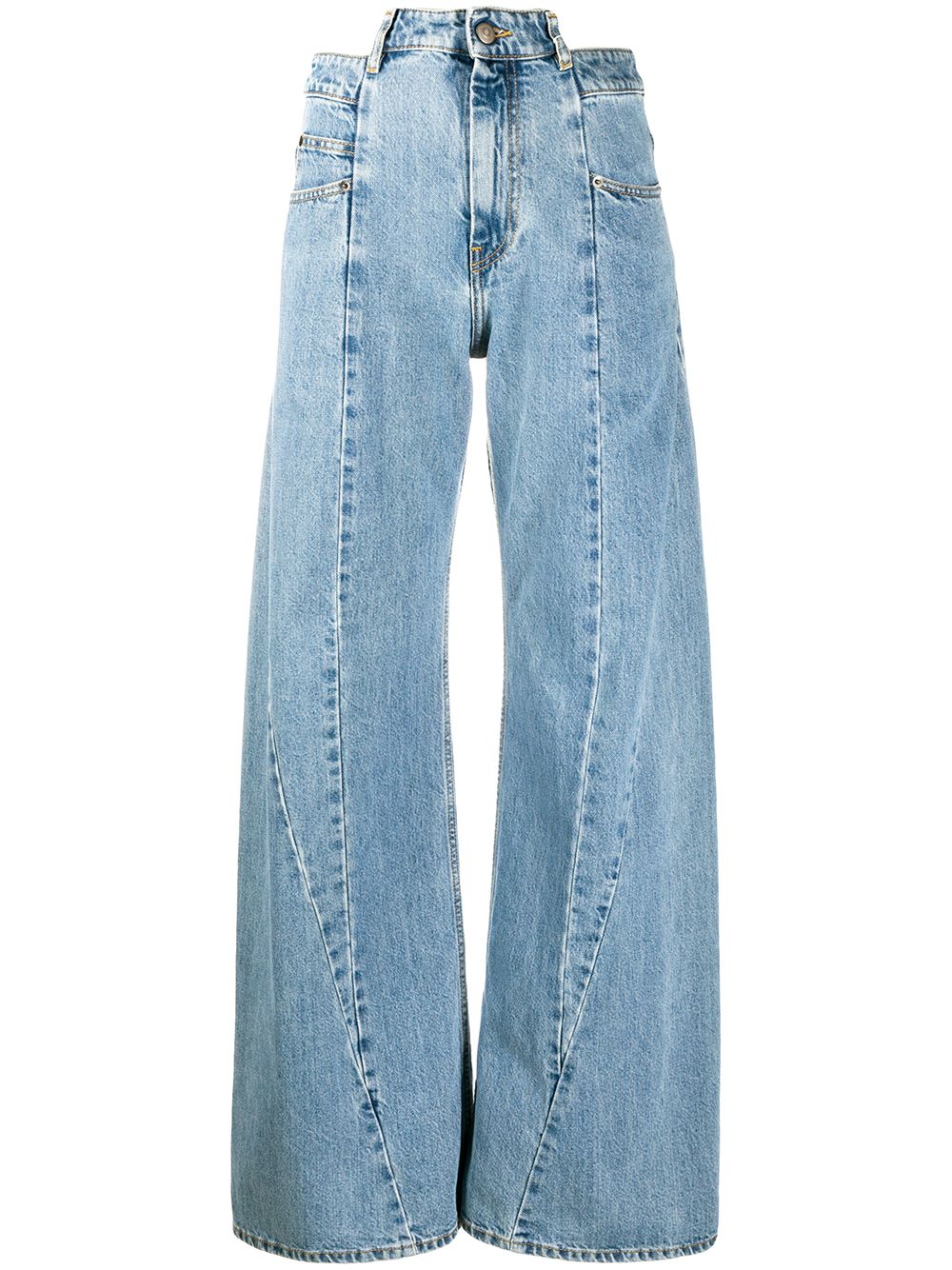 MAISON MARGIELA High-Waisted Wide-Leg Denim Jeans
