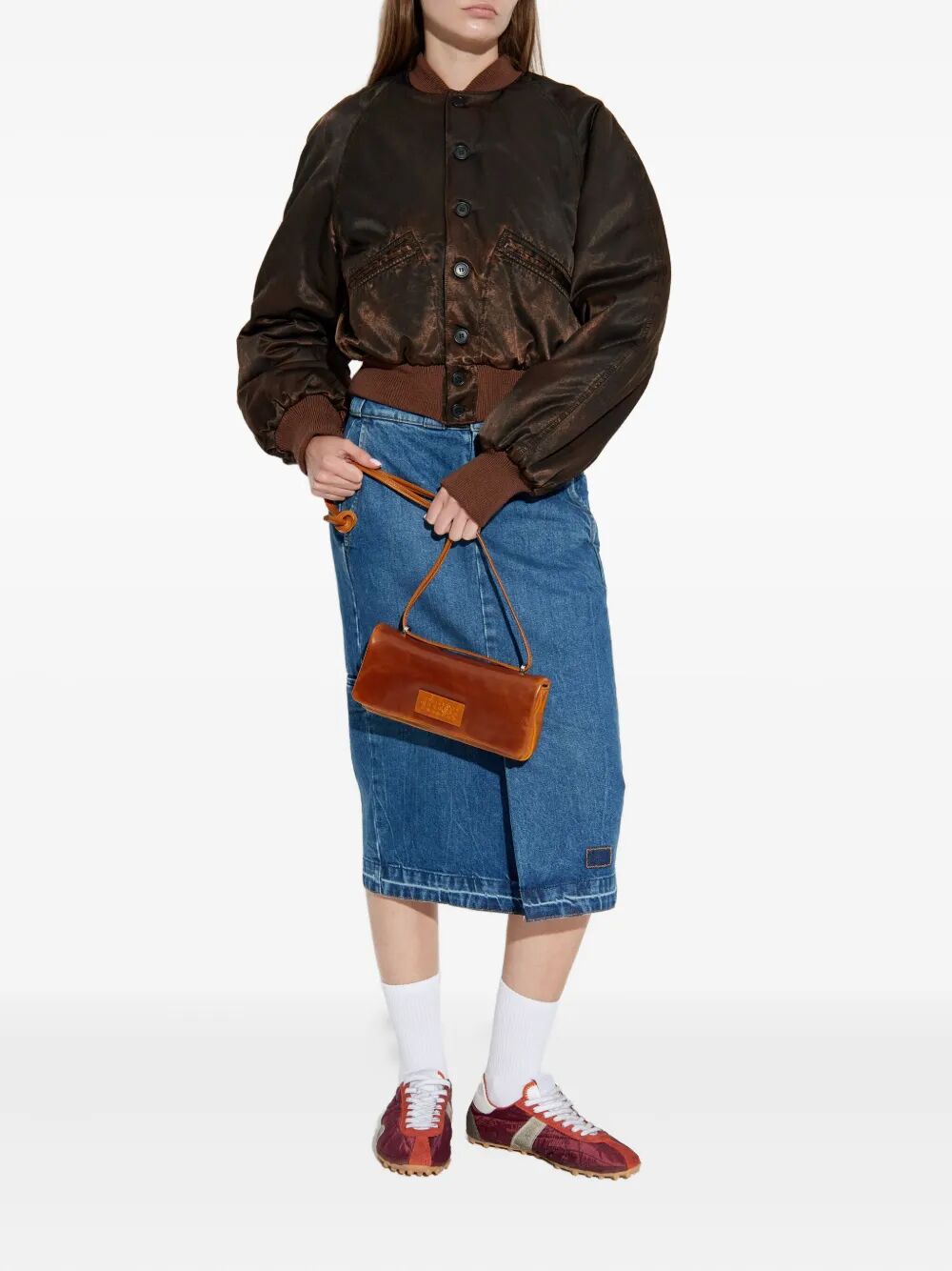 MAISON MARGIELA Vintage Medium Blue Cotton Skirt