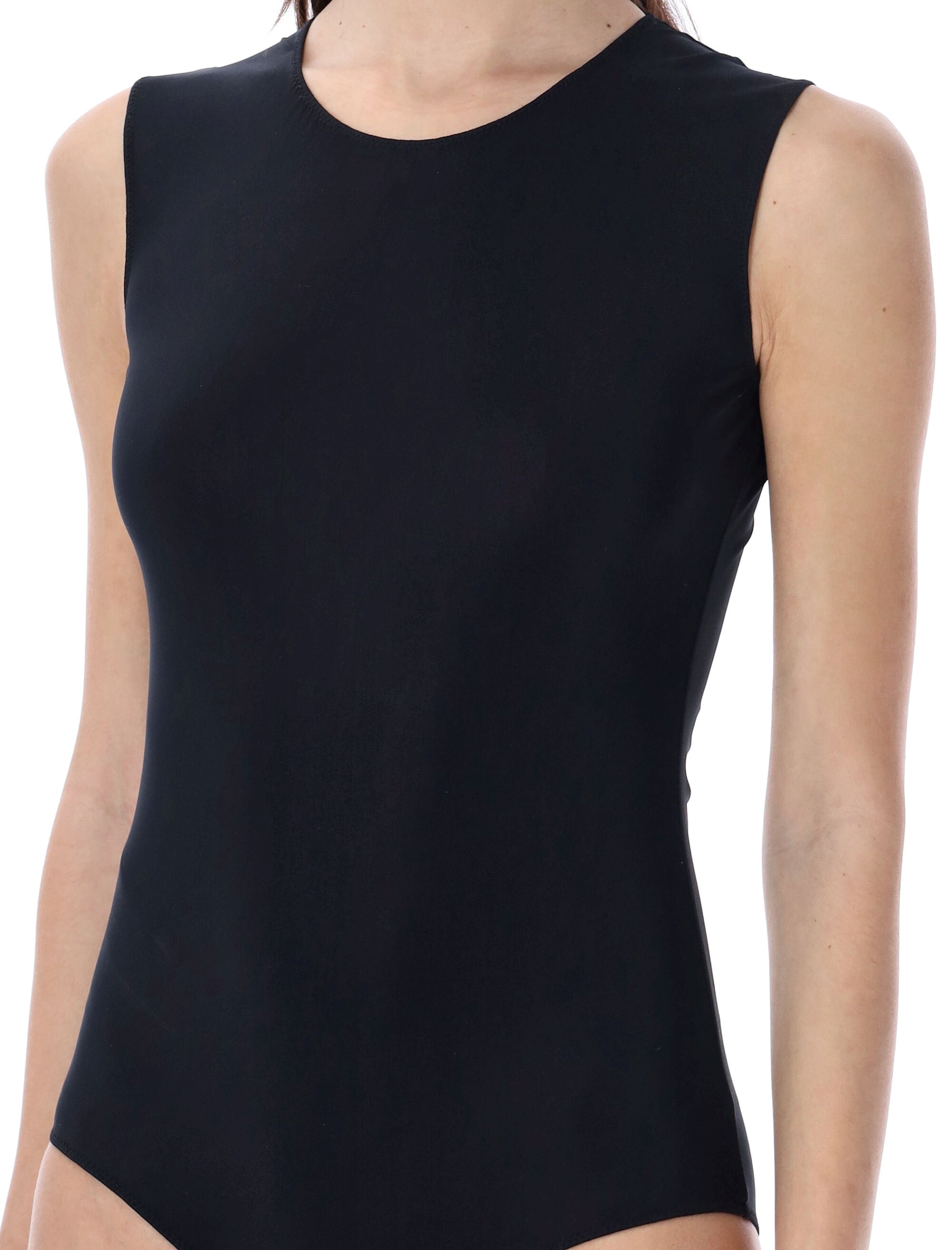 MAISON MARGIELA Sleeveless Viscose Bodysuit - Size 40