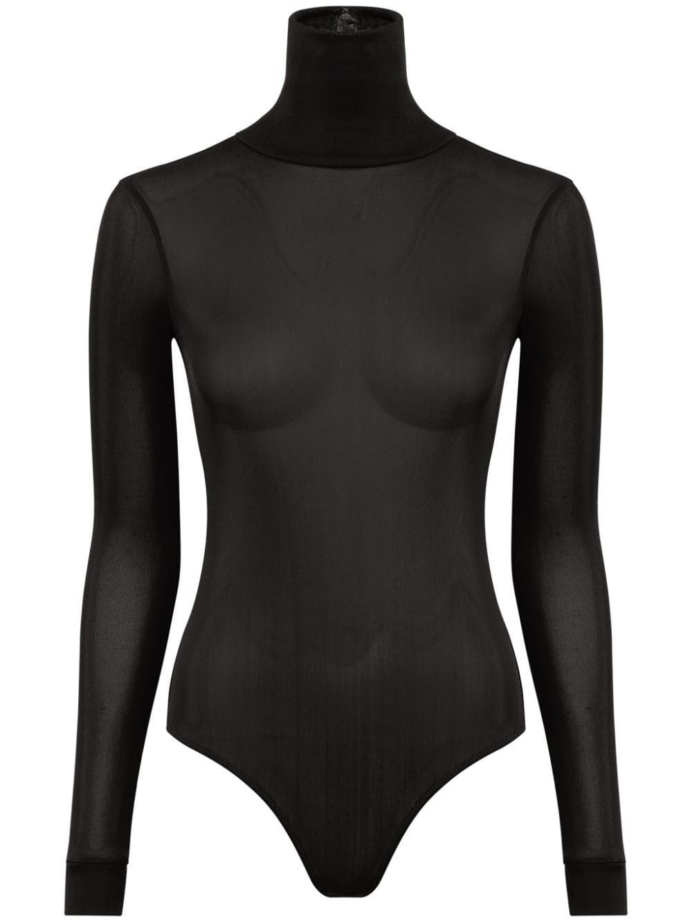 MAISON MARGIELA High Neck Long Sleeve Bodysuit