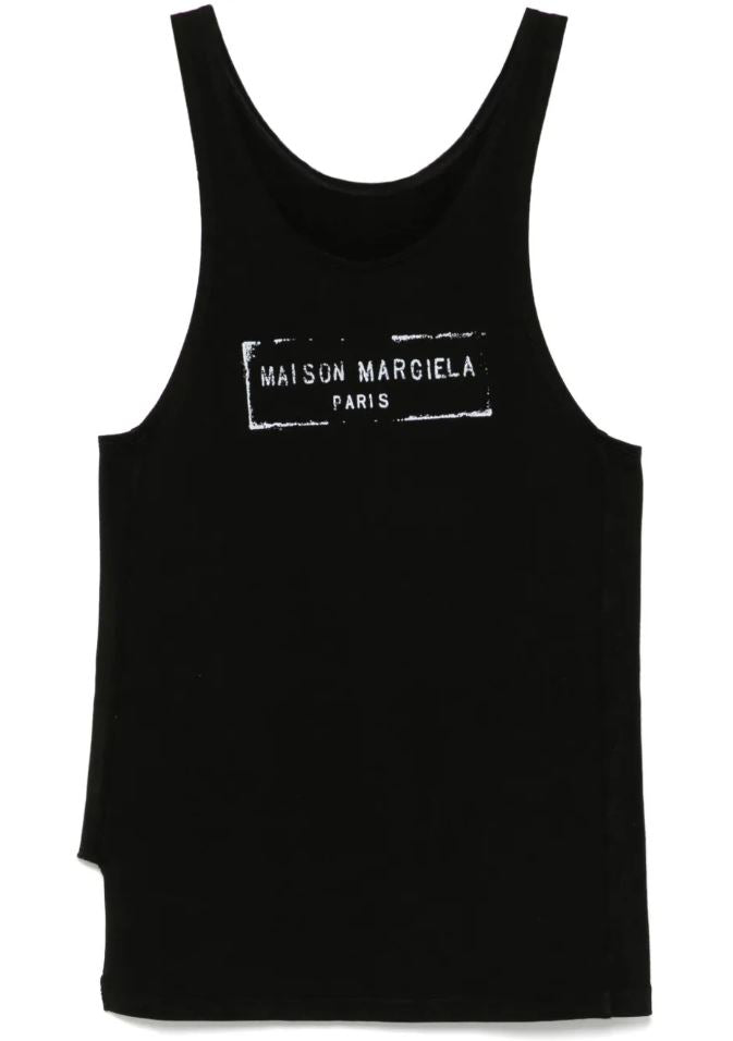 MAISON MARGIELA Elegant Viscose Cotton Mini Top for Women