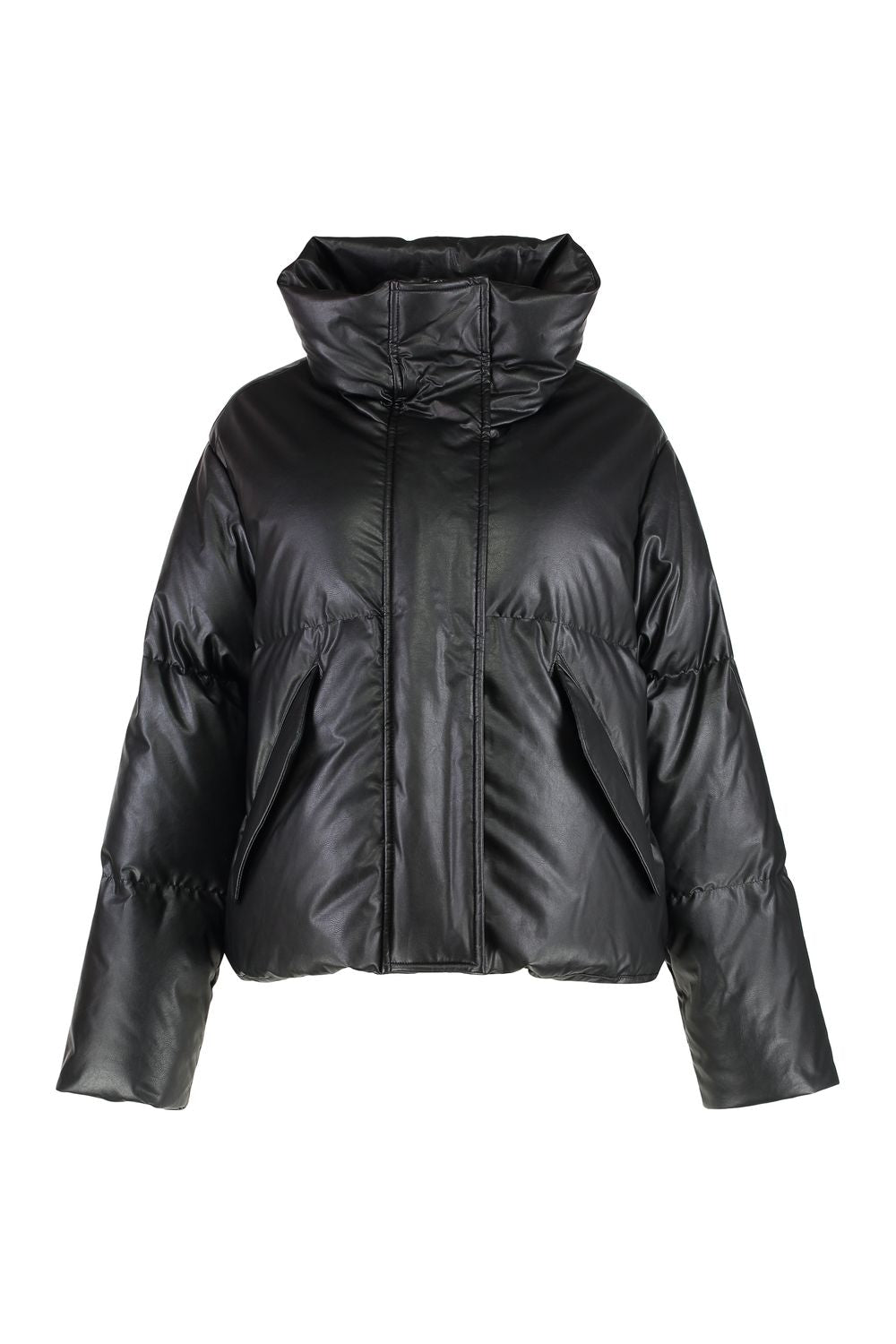 MM6 MAISON MARGIELA Short Nylon Down Jacket for Women - FW25 Collection