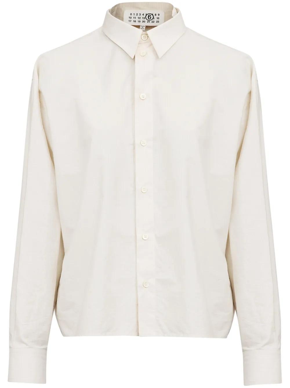 MM6 MAISON MARGIELA Classic Poplin Cotton Shirt for Women