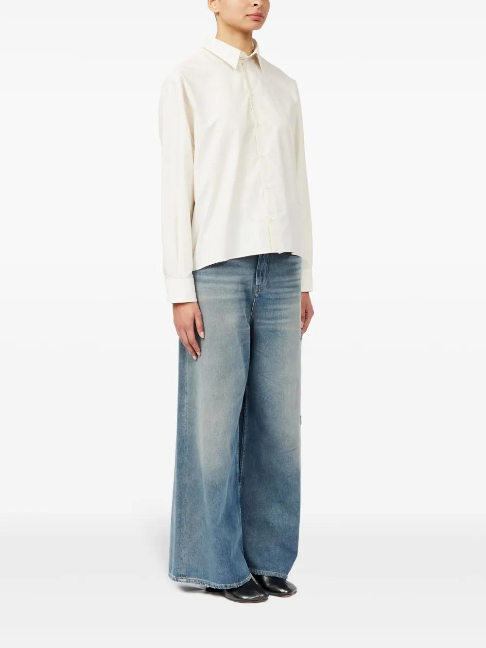 MM6 MAISON MARGIELA Classic Poplin Cotton Shirt for Women