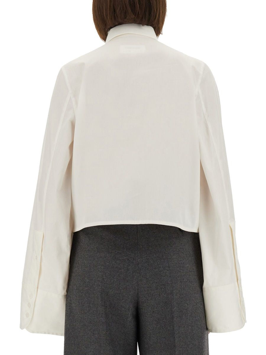 MM6 MAISON MARGIELA Boxy Fit Cotton Shirt (Size 40)