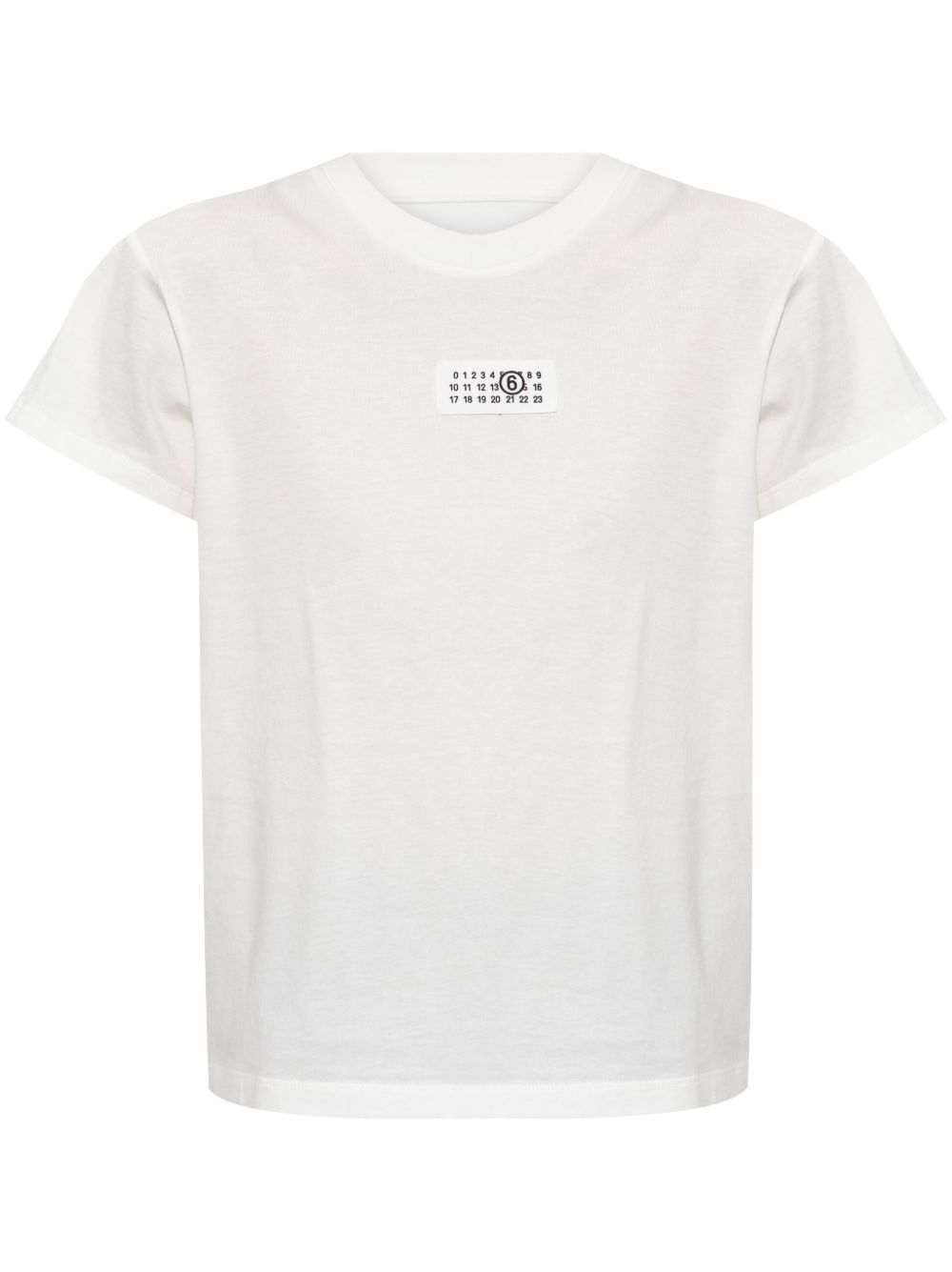 MM6 MAISON MARGIELA Numeric Signature Cropped T-Shirt - Size S