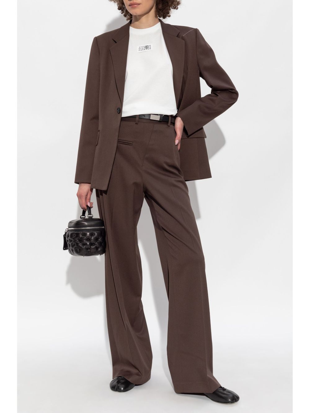 MM6 MAISON MARGIELA Numeric Signature Cropped T-Shirt - Size S