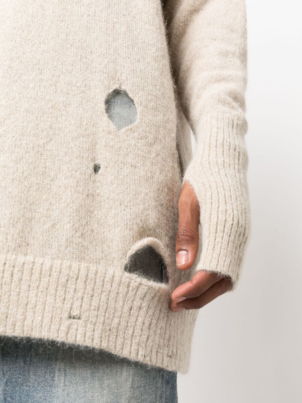 MM6 MAISON MARGIELA V-Neck Mini Dress for Women