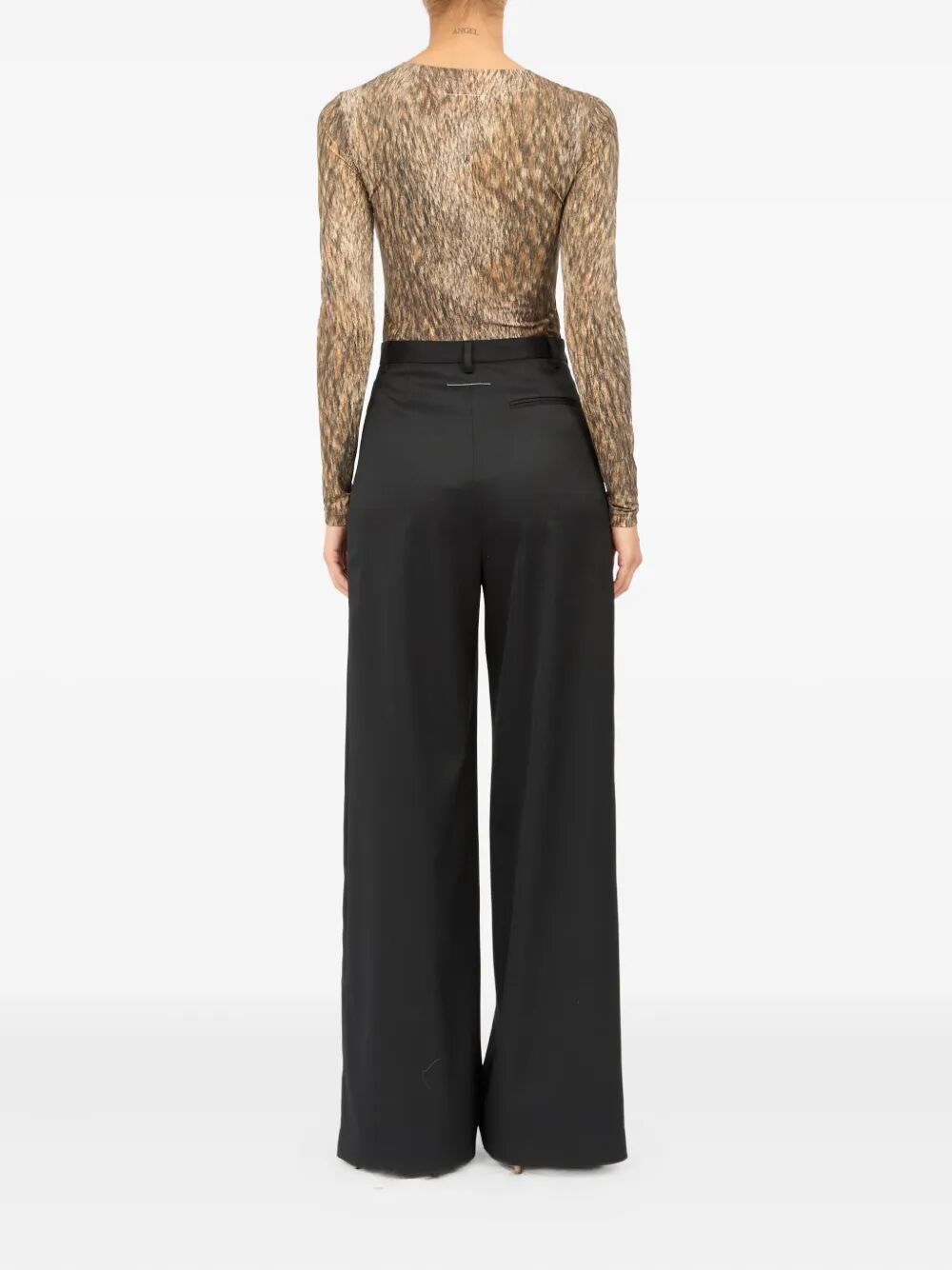 MM6 MAISON MARGIELA Satin Palazzo Pants for Women