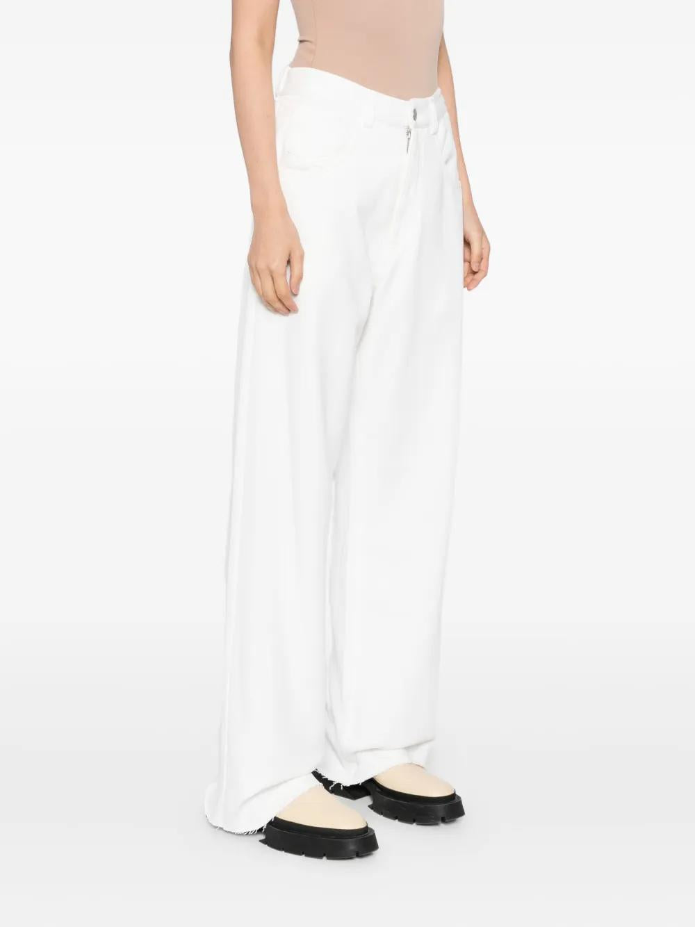 MM6 MAISON MARGIELA Textured T-Shirt Style Trousers for Women