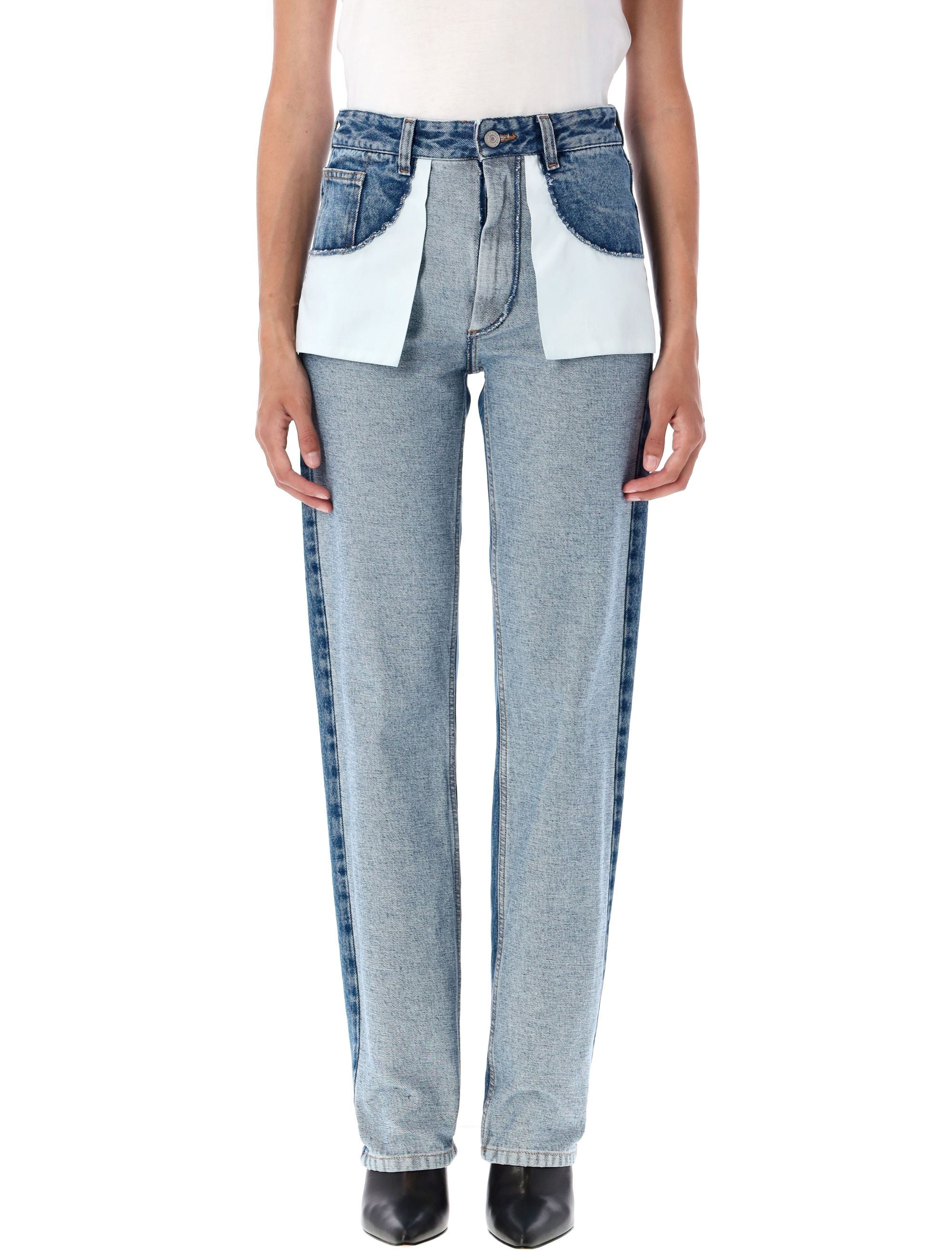 MM6 MAISON MARGIELA Reversed Front Jeans - Size 26