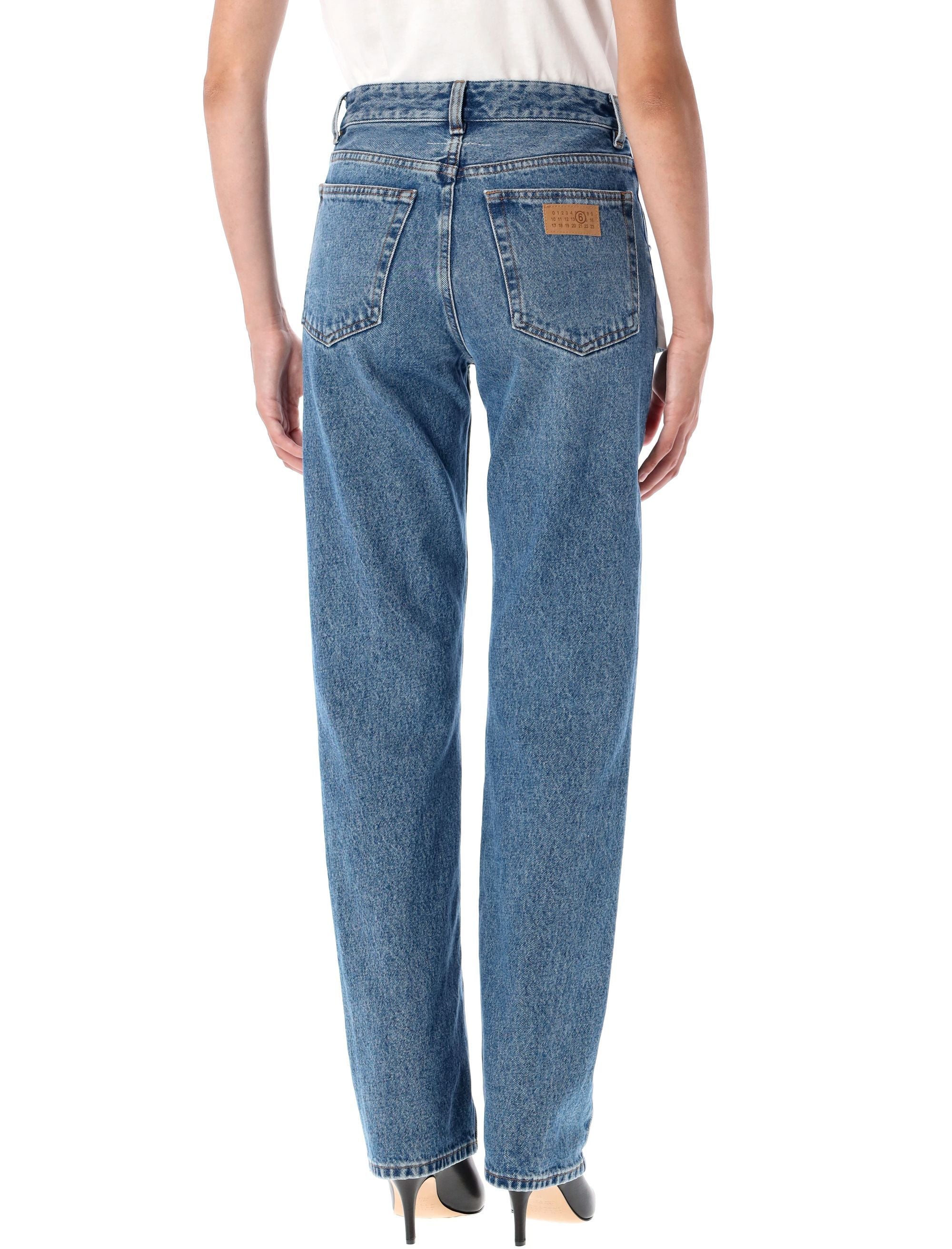 MM6 MAISON MARGIELA Reversed Front Jeans - Size 26