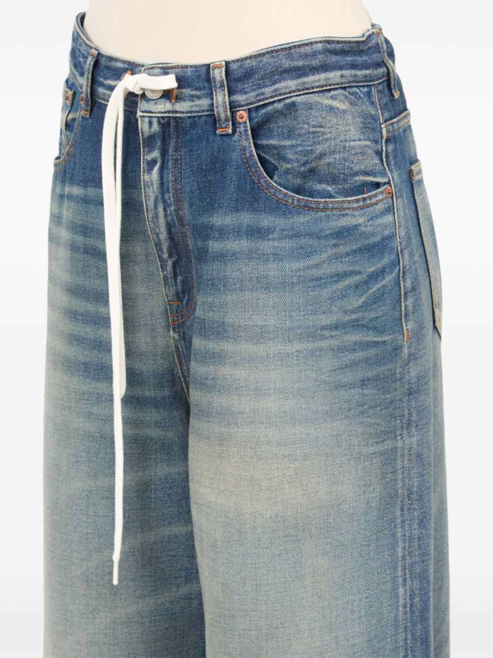 MM6 MAISON MARGIELA Wide-Leg Five-Pocket Jeans