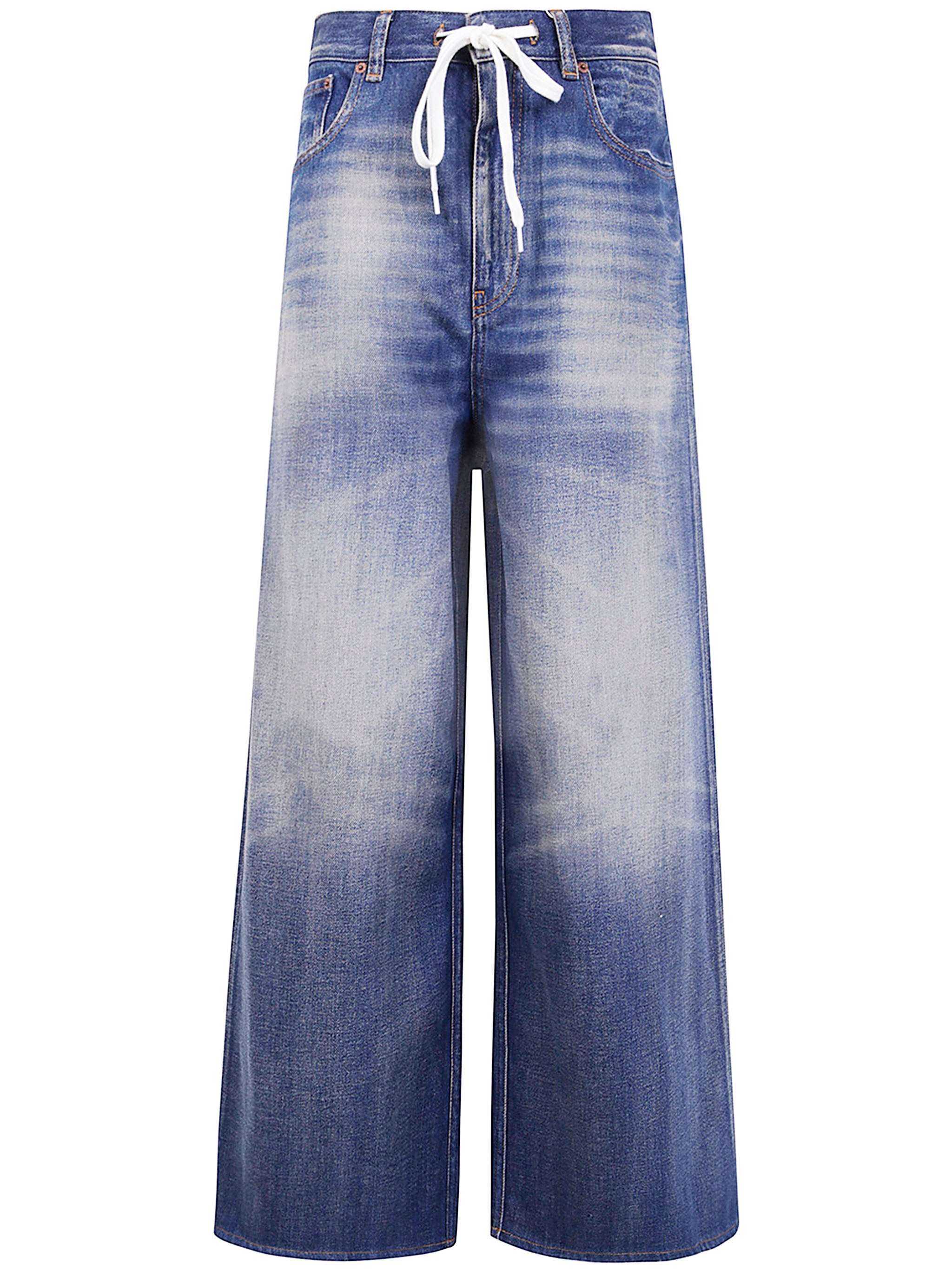 MM6 MAISON MARGIELA Wide-Leg Five-Pocket Jeans