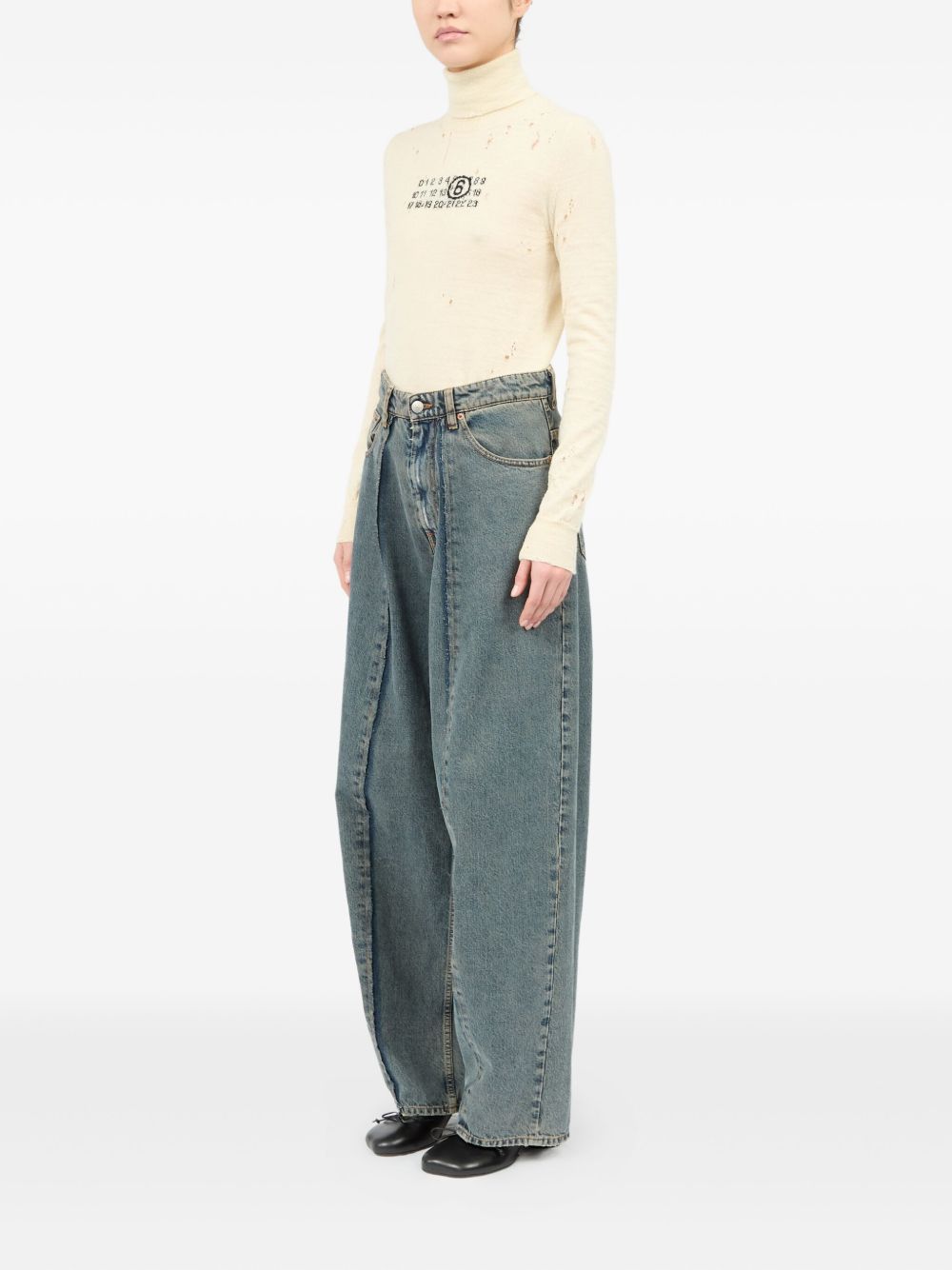 MM6 MAISON MARGIELA Women's 5 Pockets Jeans