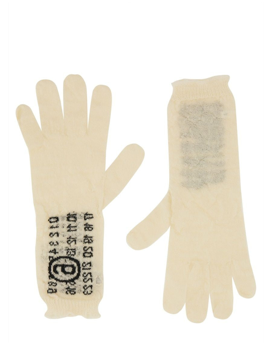 MM6 MAISON MARGIELA Wool Gloves for Women - FW25