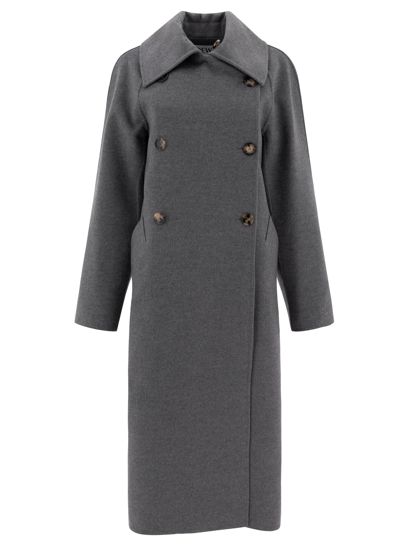 LOEWE Wool and Cashmere Double-Breasted Jacket