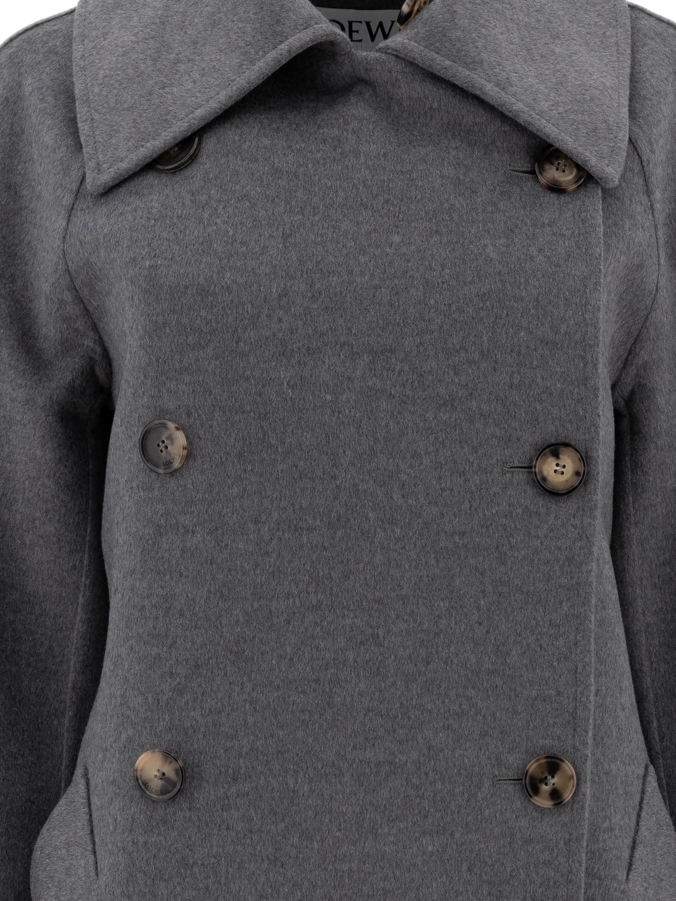 LOEWE Wool and Cashmere Double-Breasted Jacket