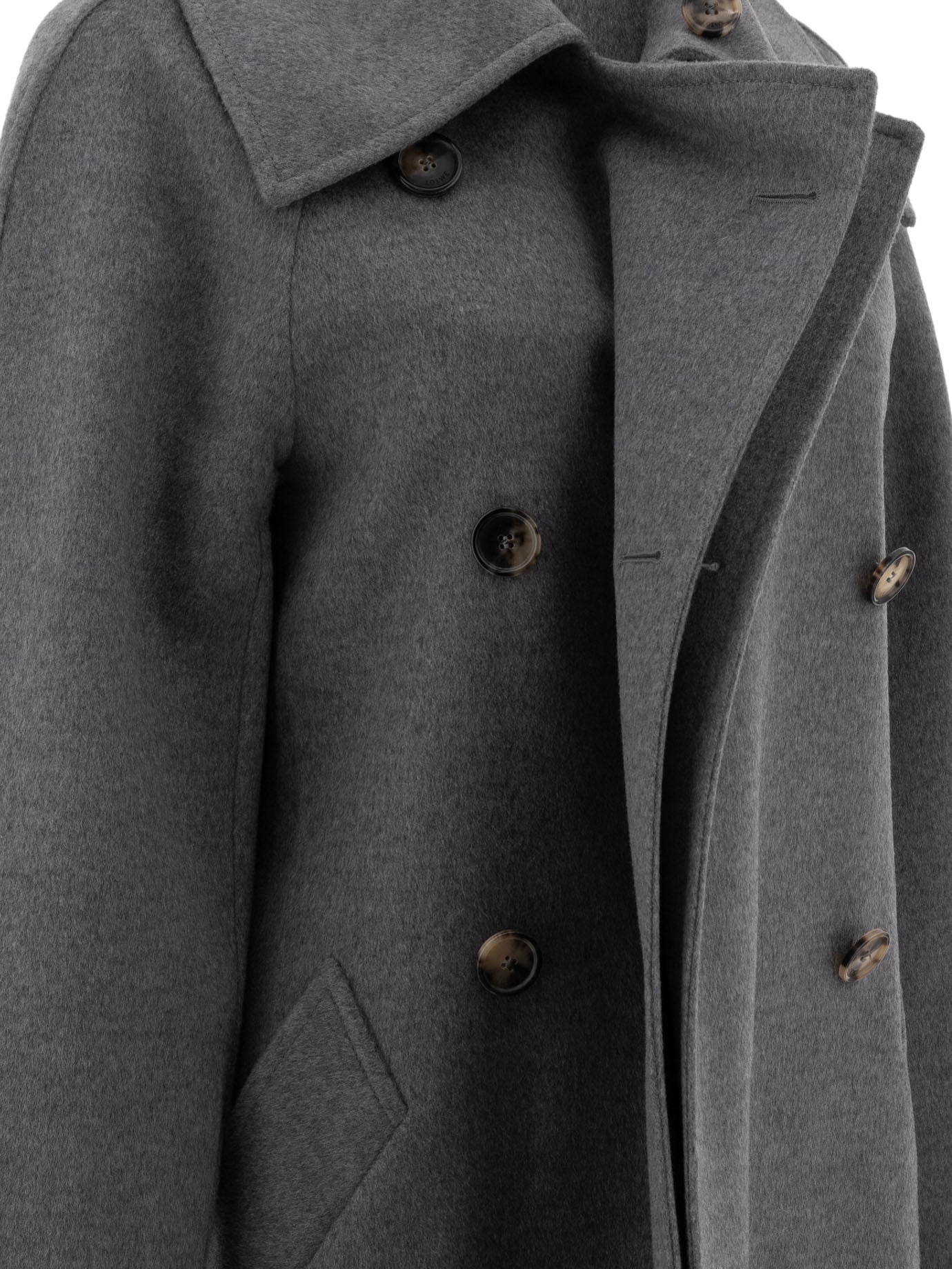LOEWE Wool and Cashmere Double-Breasted Jacket