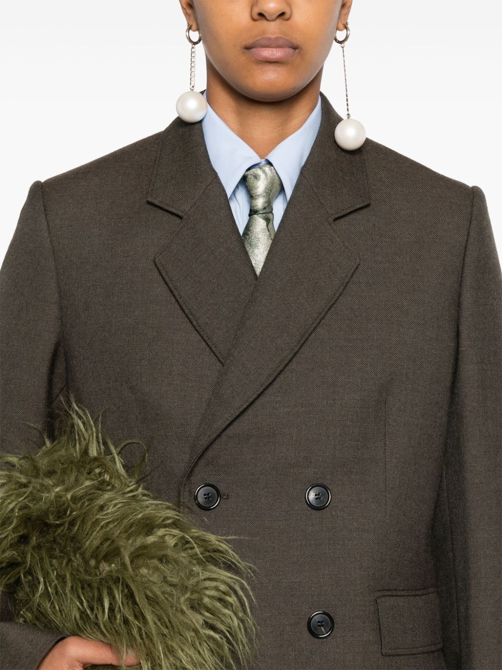 LOEWE Wool Double-Breasted Jacket