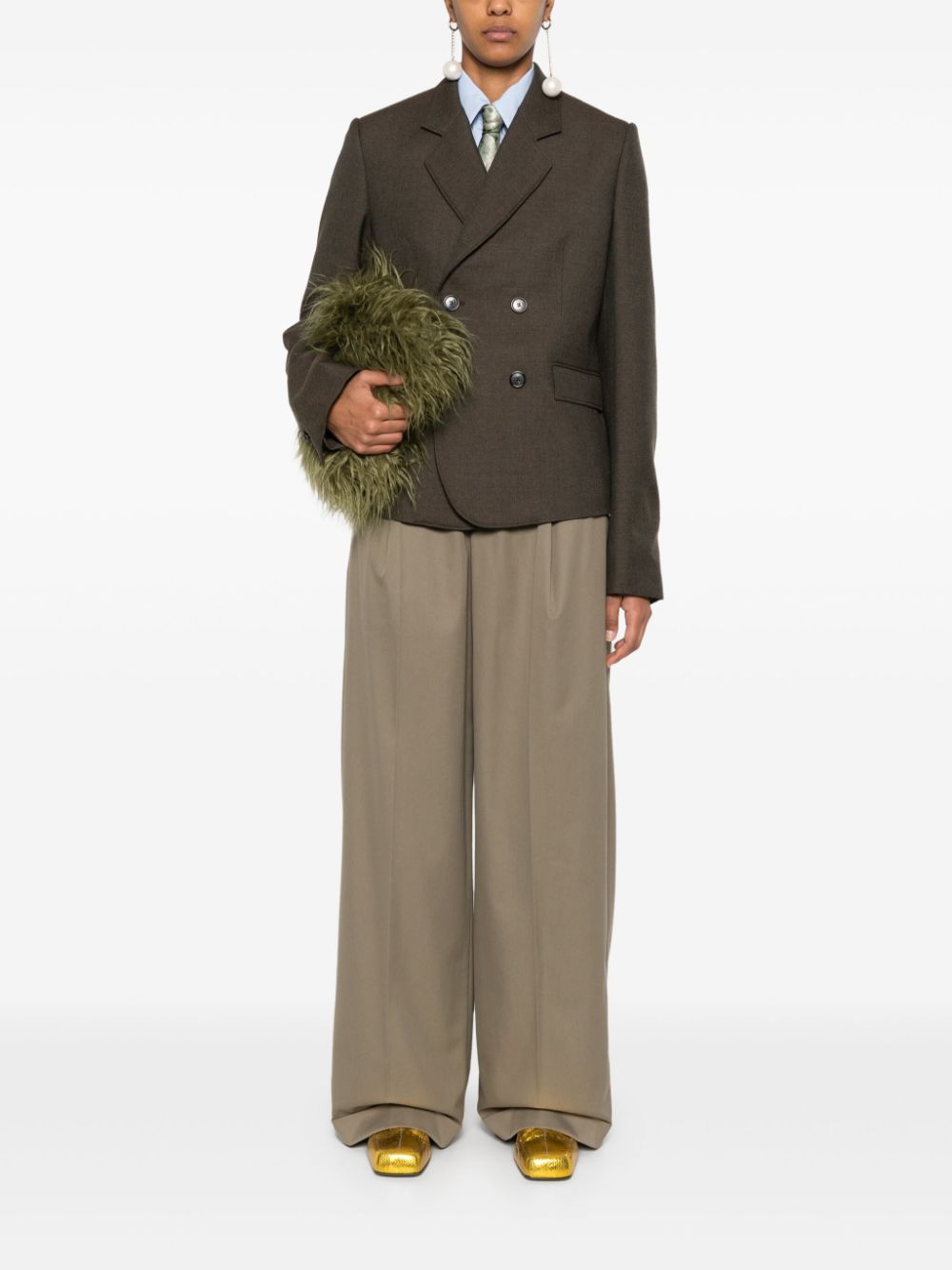 LOEWE Wool Double-Breasted Jacket