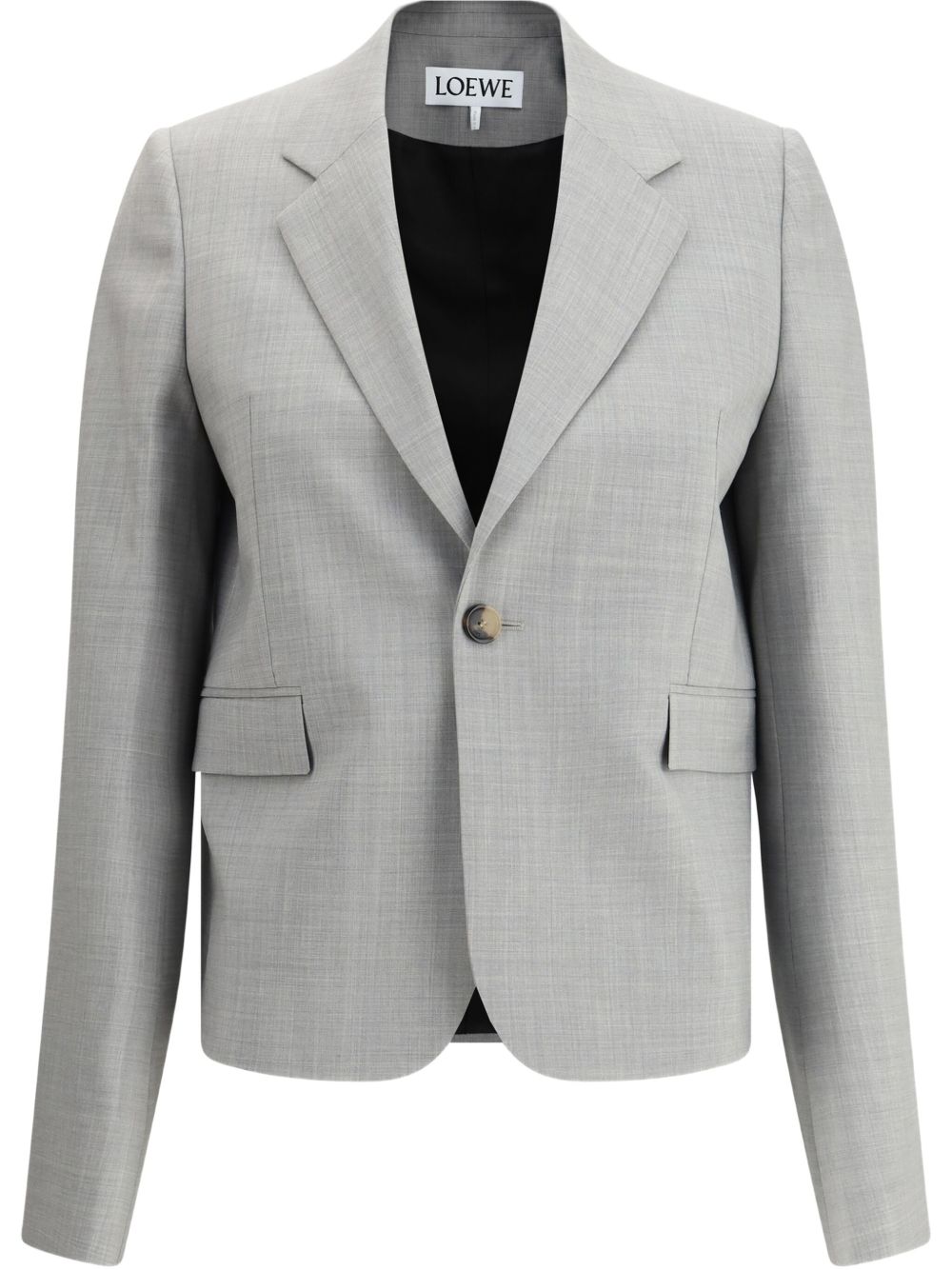 LOEWE Wool Jacket with Front Button Fastening for Women