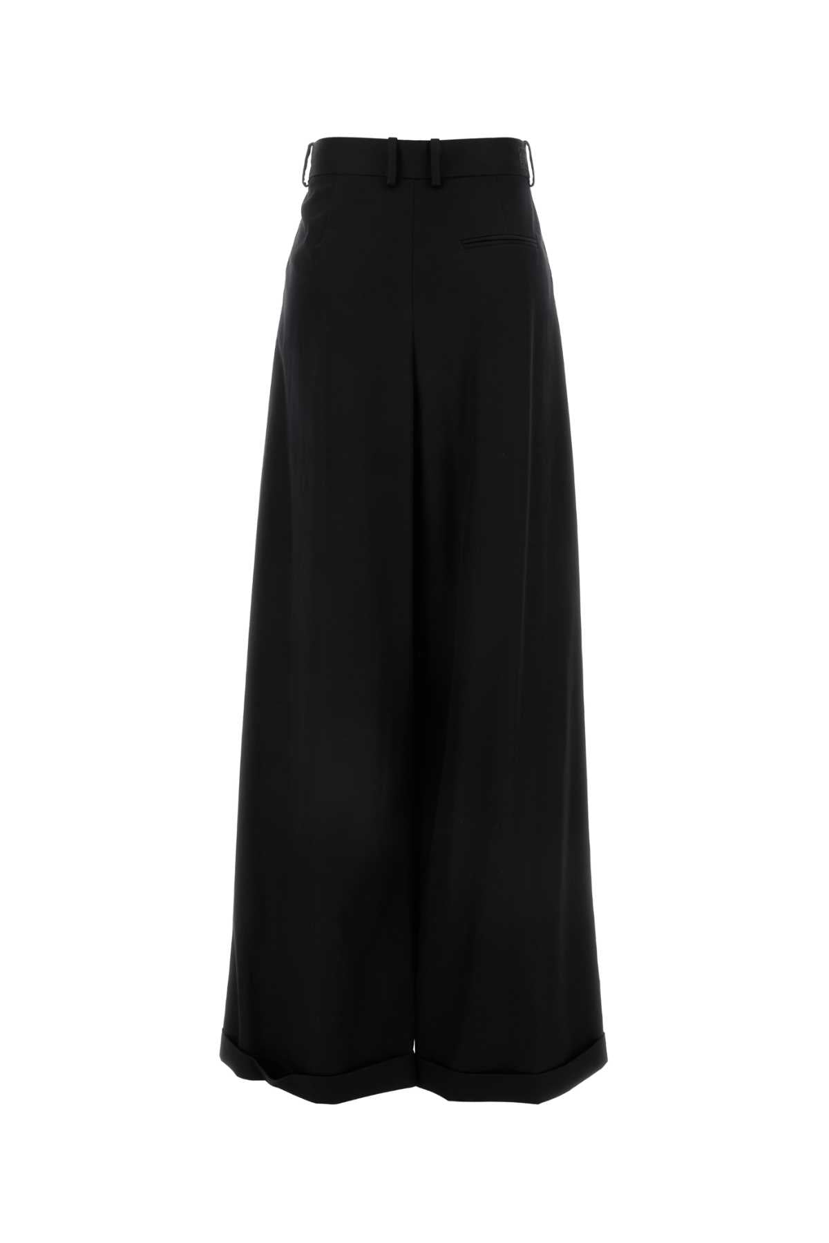 LOEWE Wide-Leg Cotton Blend Trousers