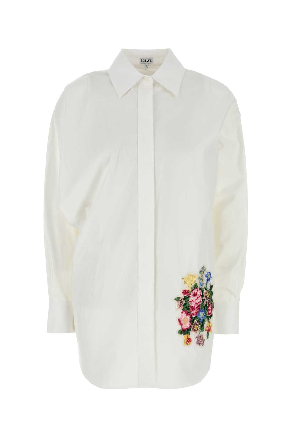 LOEWE Embroidered Draped Shirt - Women's