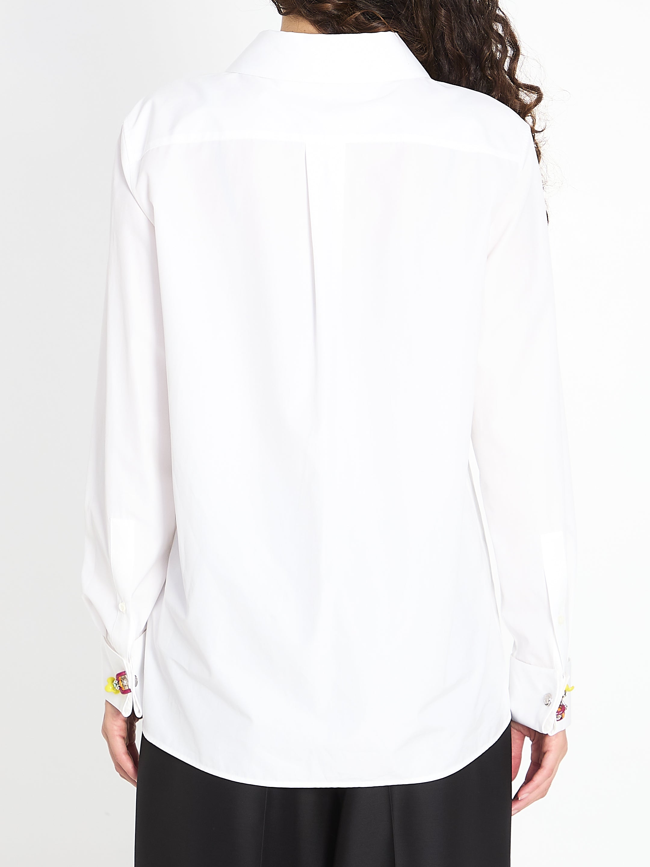 LOEWE Embellished Cotton Shirt - Regular Fit
