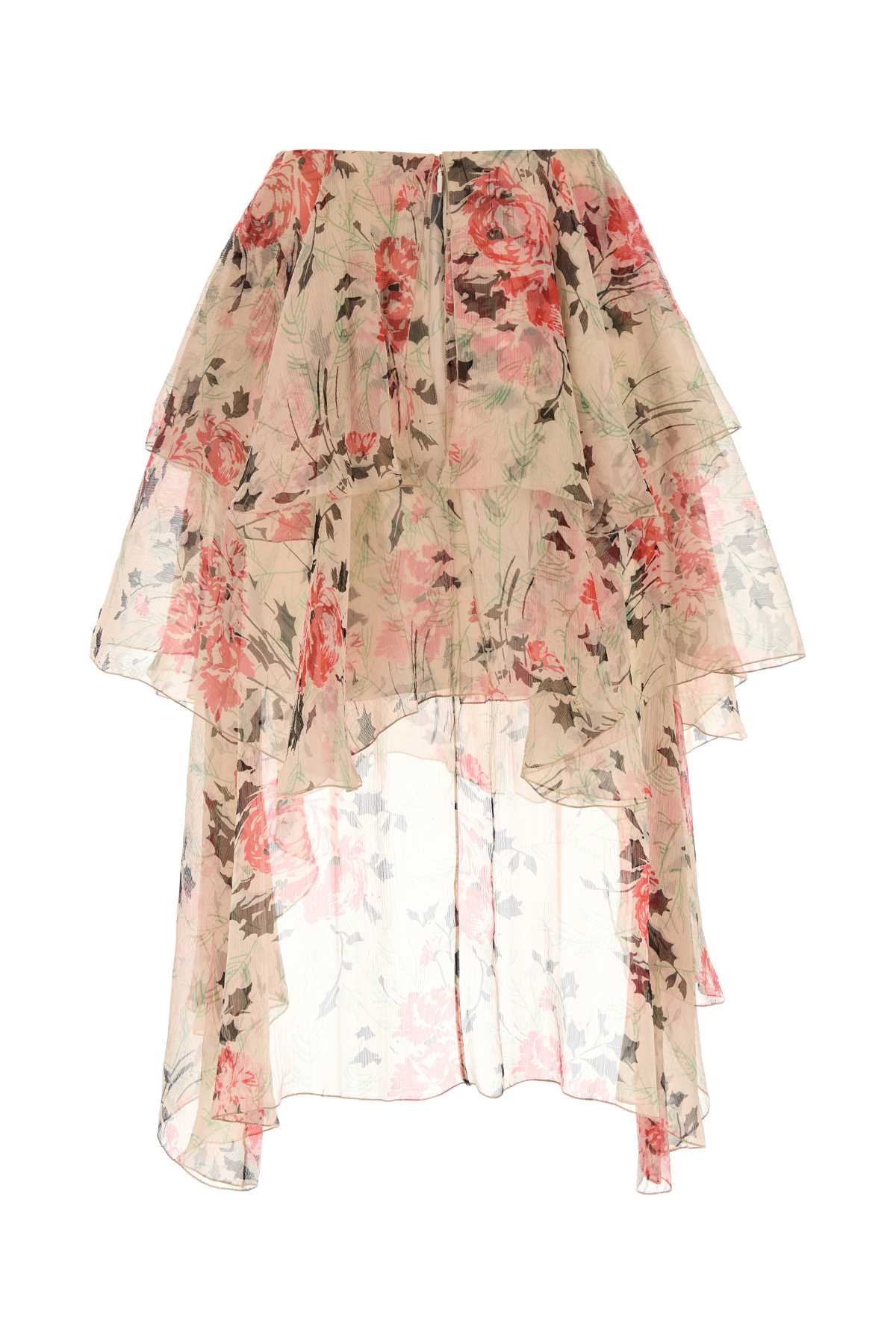 LOEWE Floral Silk Skirt for Women - SS25 Collection