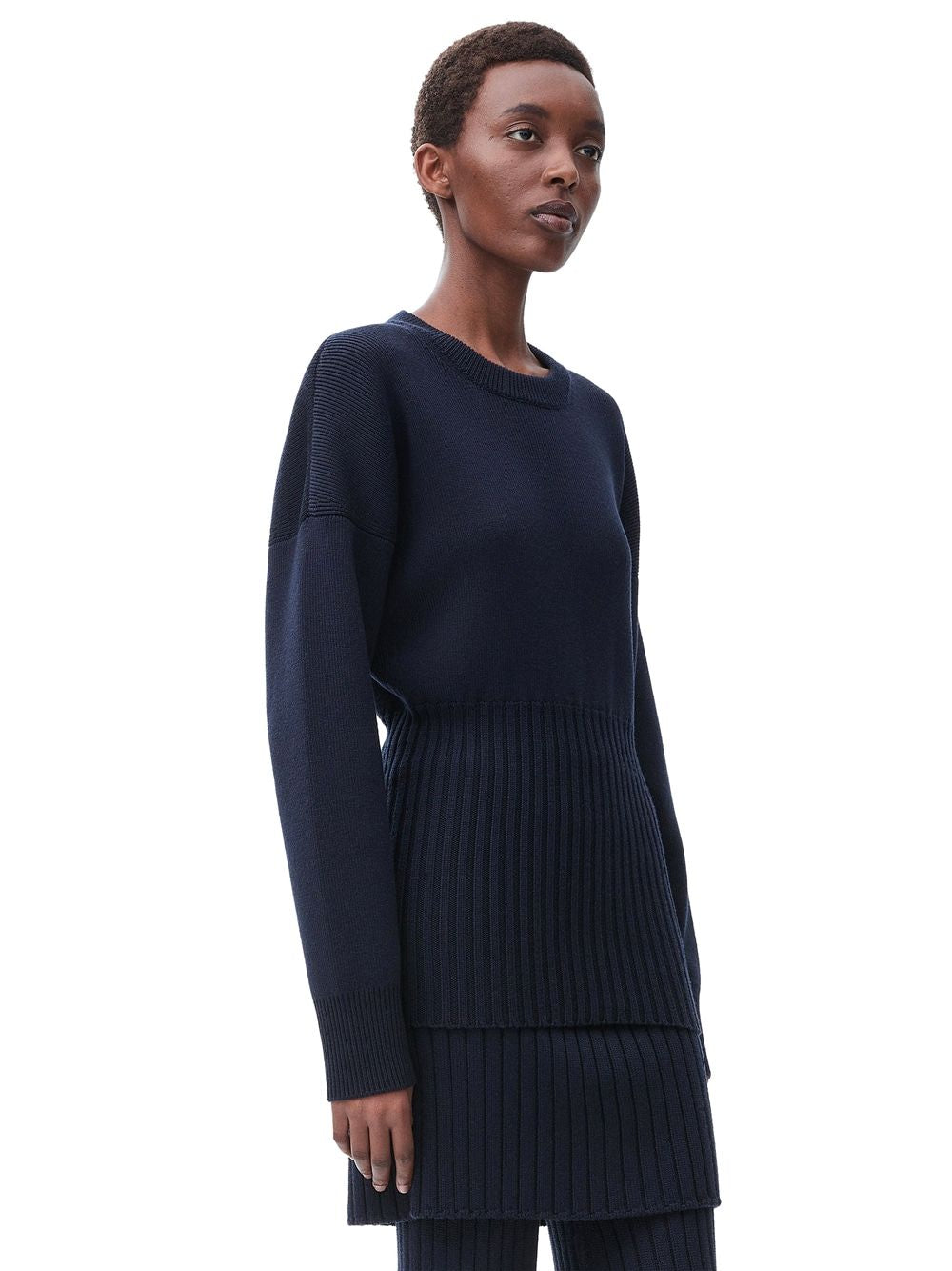 LOEWE Ribbed Wool Long Sweater