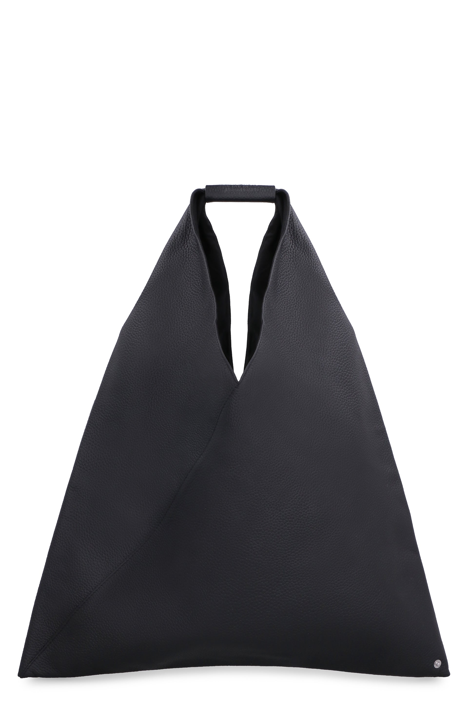 MM6 MAISON MARGIELA Pebbled Leather Tote Handbag - 50x54 CM