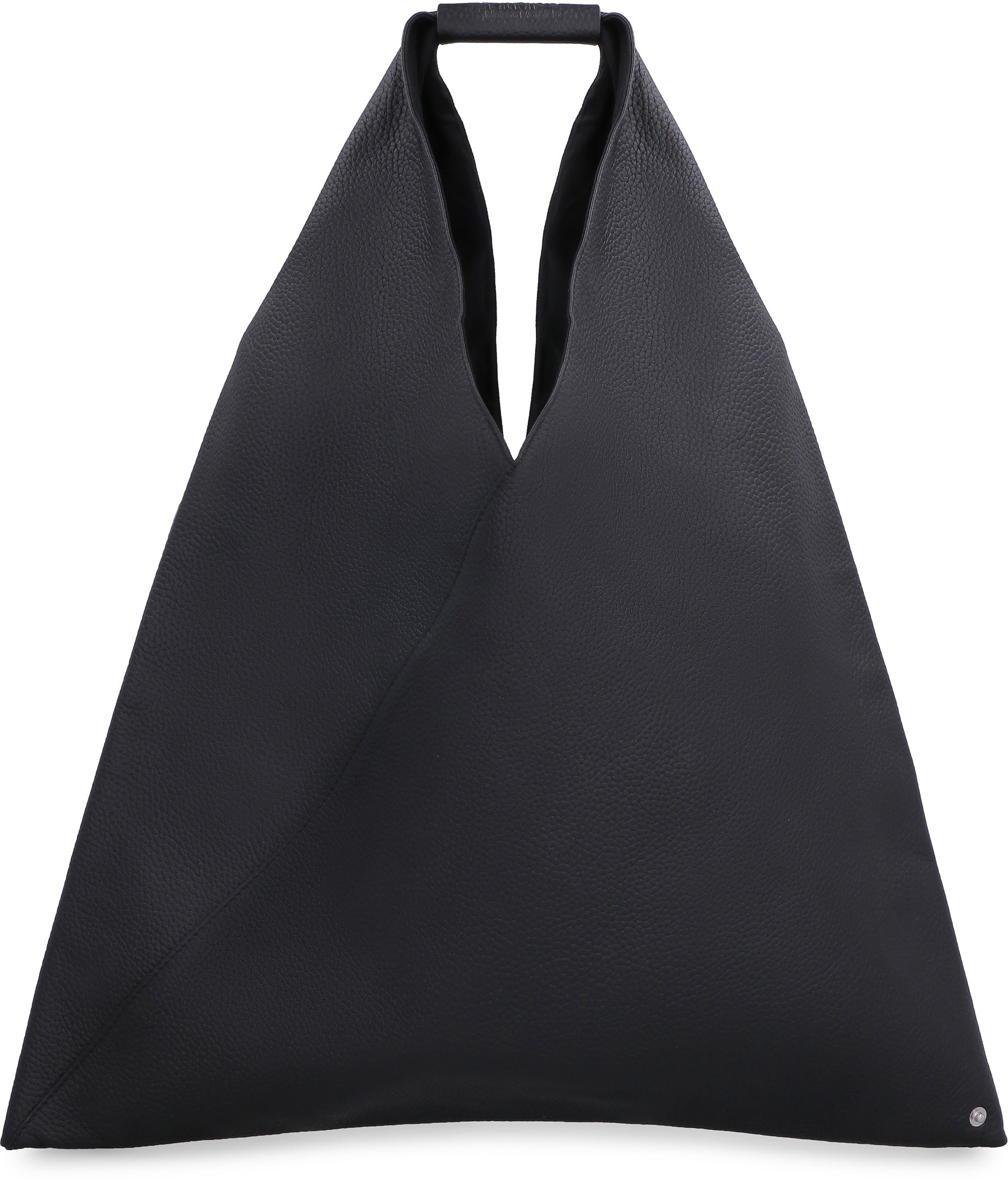 MM6 MAISON MARGIELA Pebbled Leather Tote Handbag - 50x54 CM