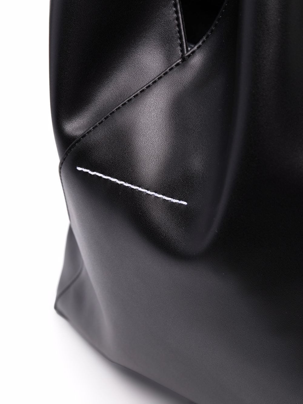 MM6 MAISON MARGIELA Mini Leather Grained Triangle Handbag