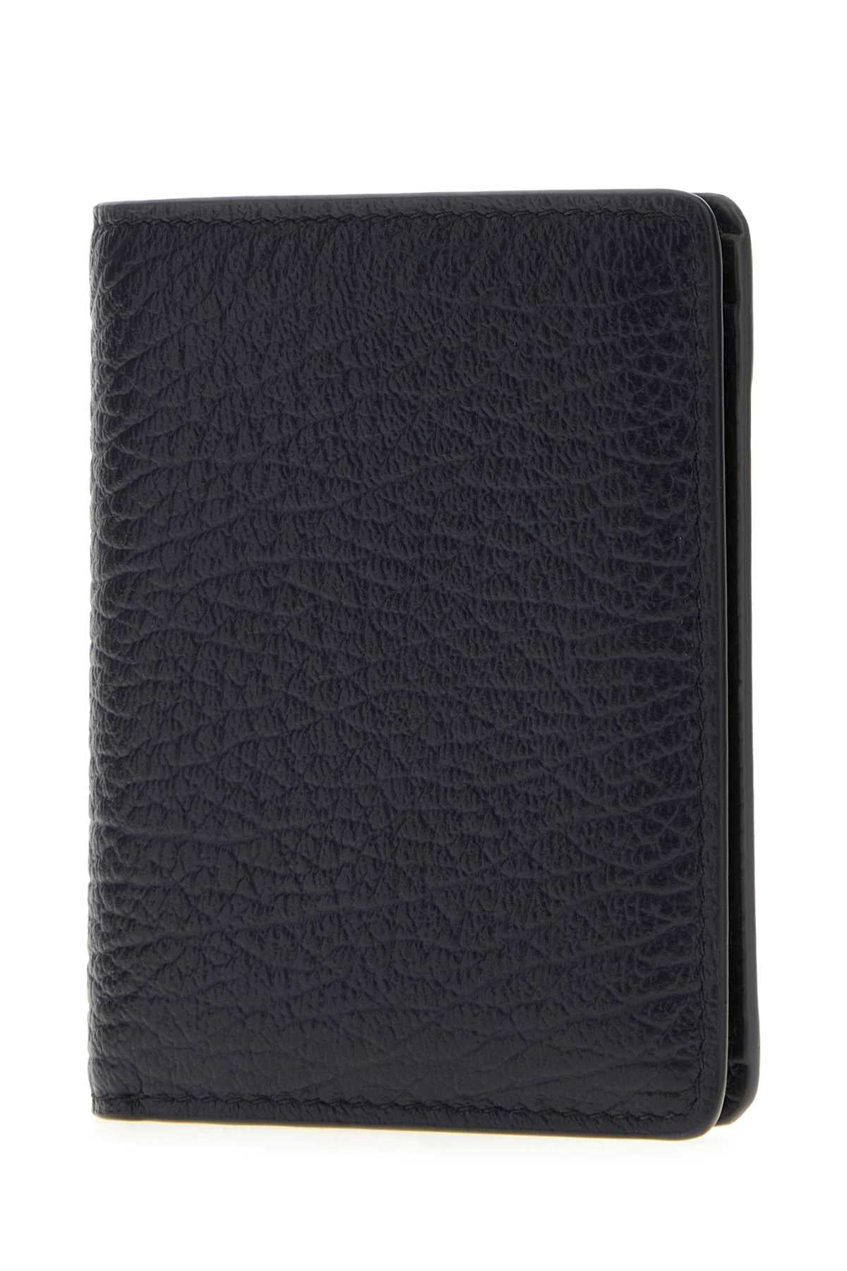 MAISON MARGIELA Men's Mini Leather Wallet Clip