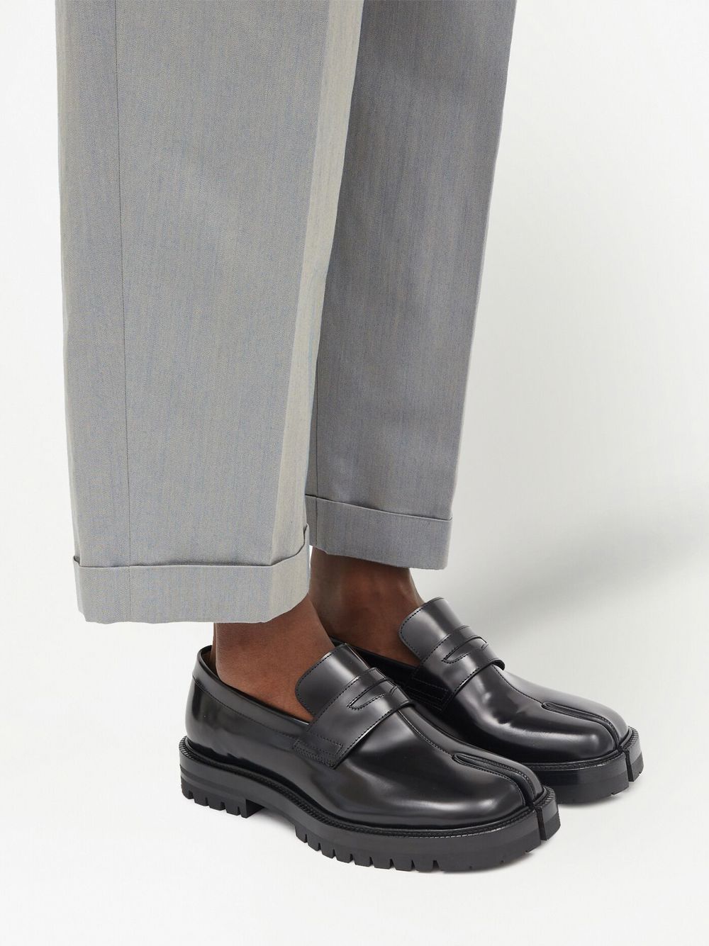MAISON MARGIELA Tabi Split Toe Chunky Lug Sole Loafers