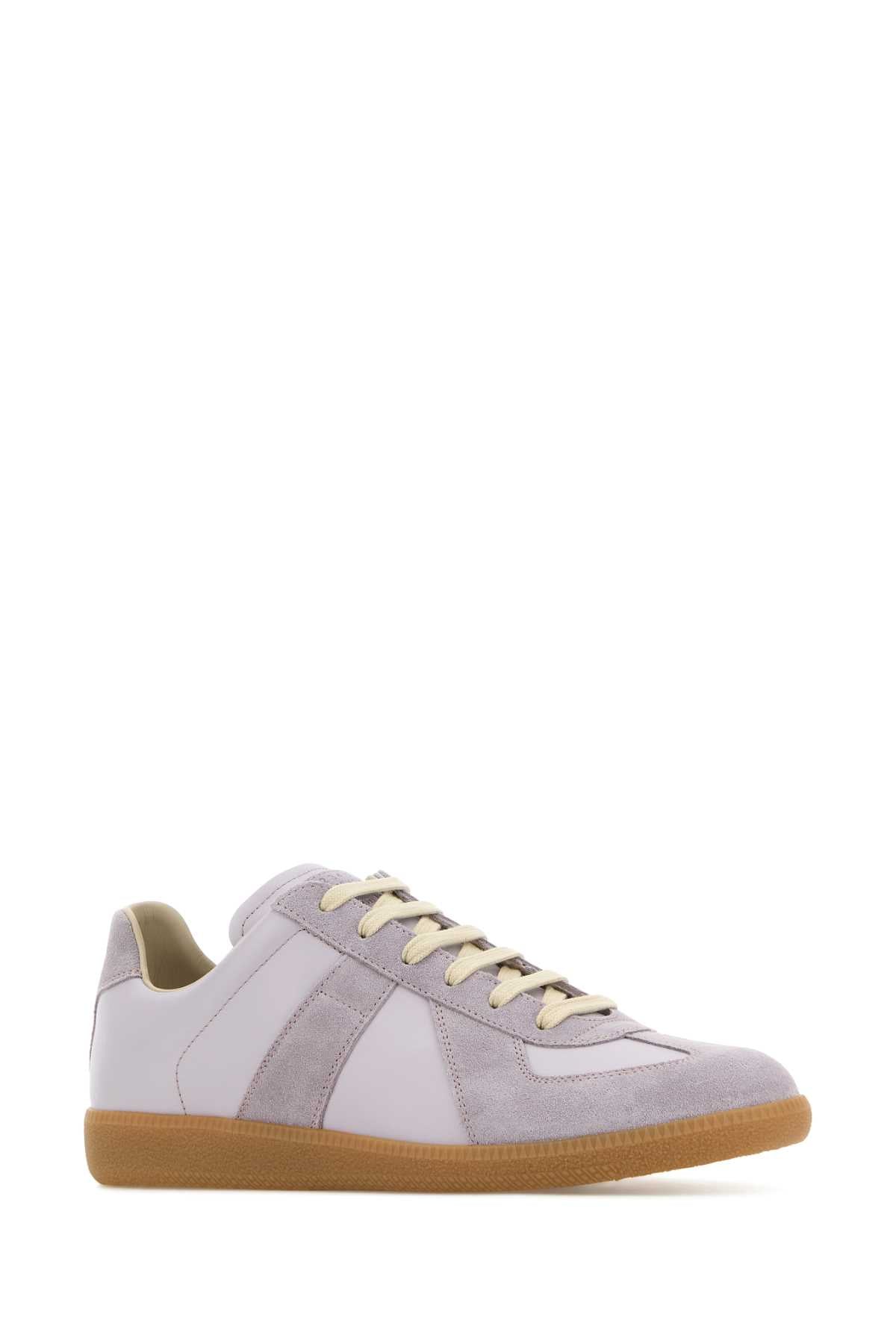 MAISON MARGIELA Leather and Suede Replica Sneaker for Men