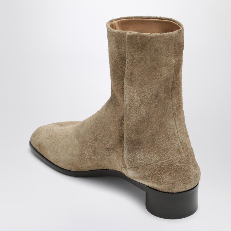 MAISON MARGIELA Suede Tabi Ankle Boots