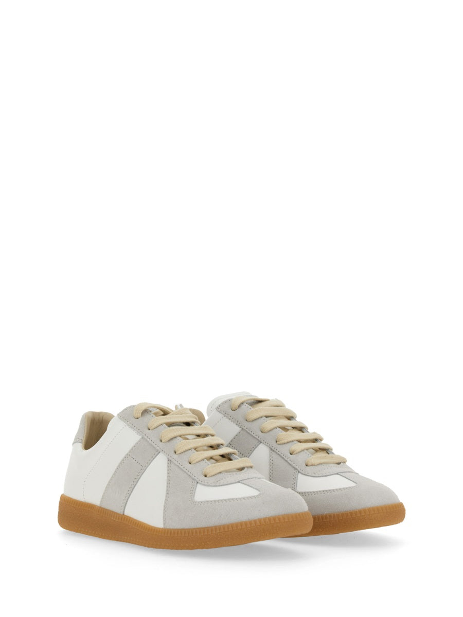 MAISON MARGIELA Women’s 2.5 cm Sole Leather Sneakers