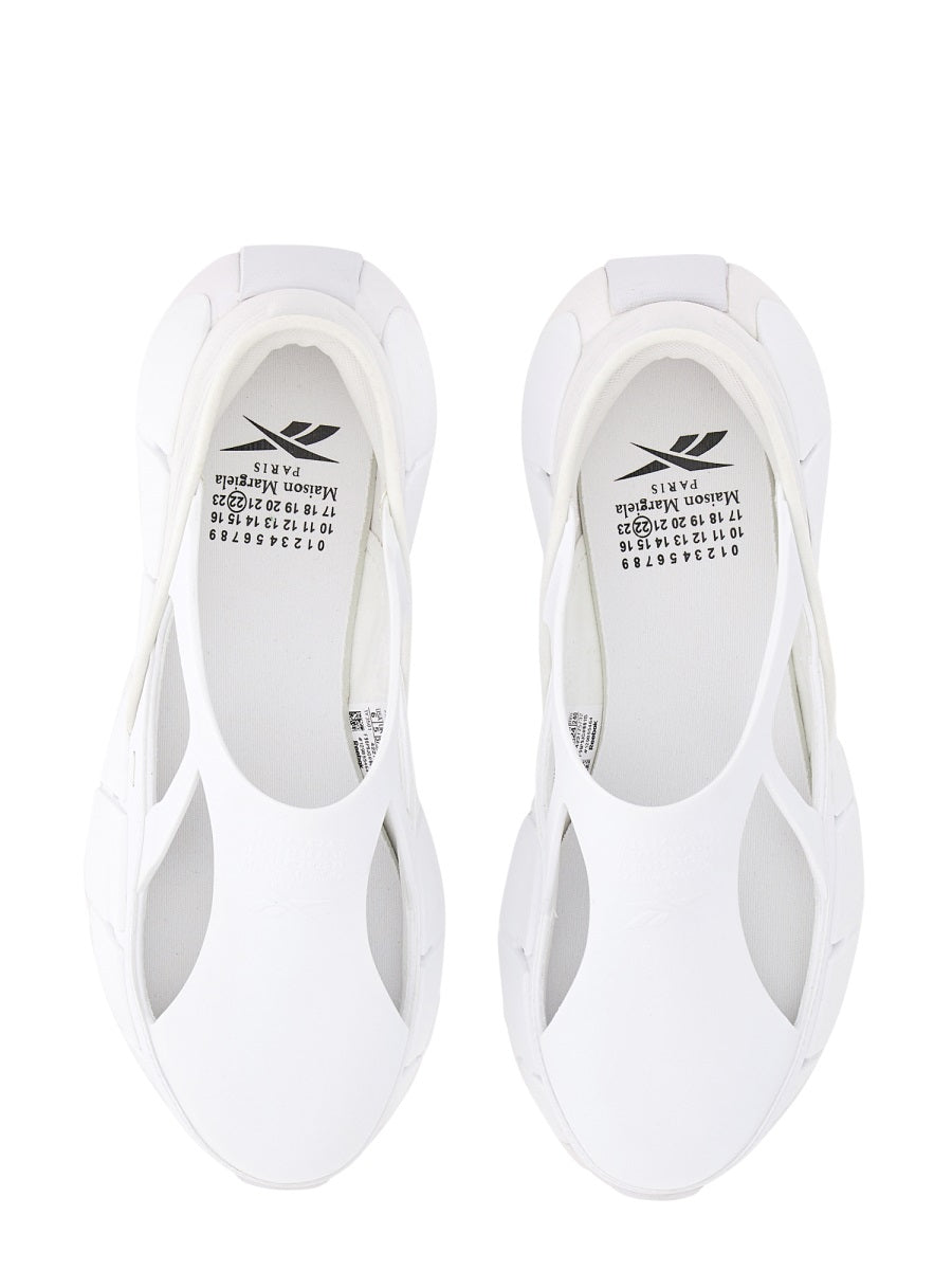 REEBOK X MARGIELA Oversized Sole Sneaker with Creased Detailing