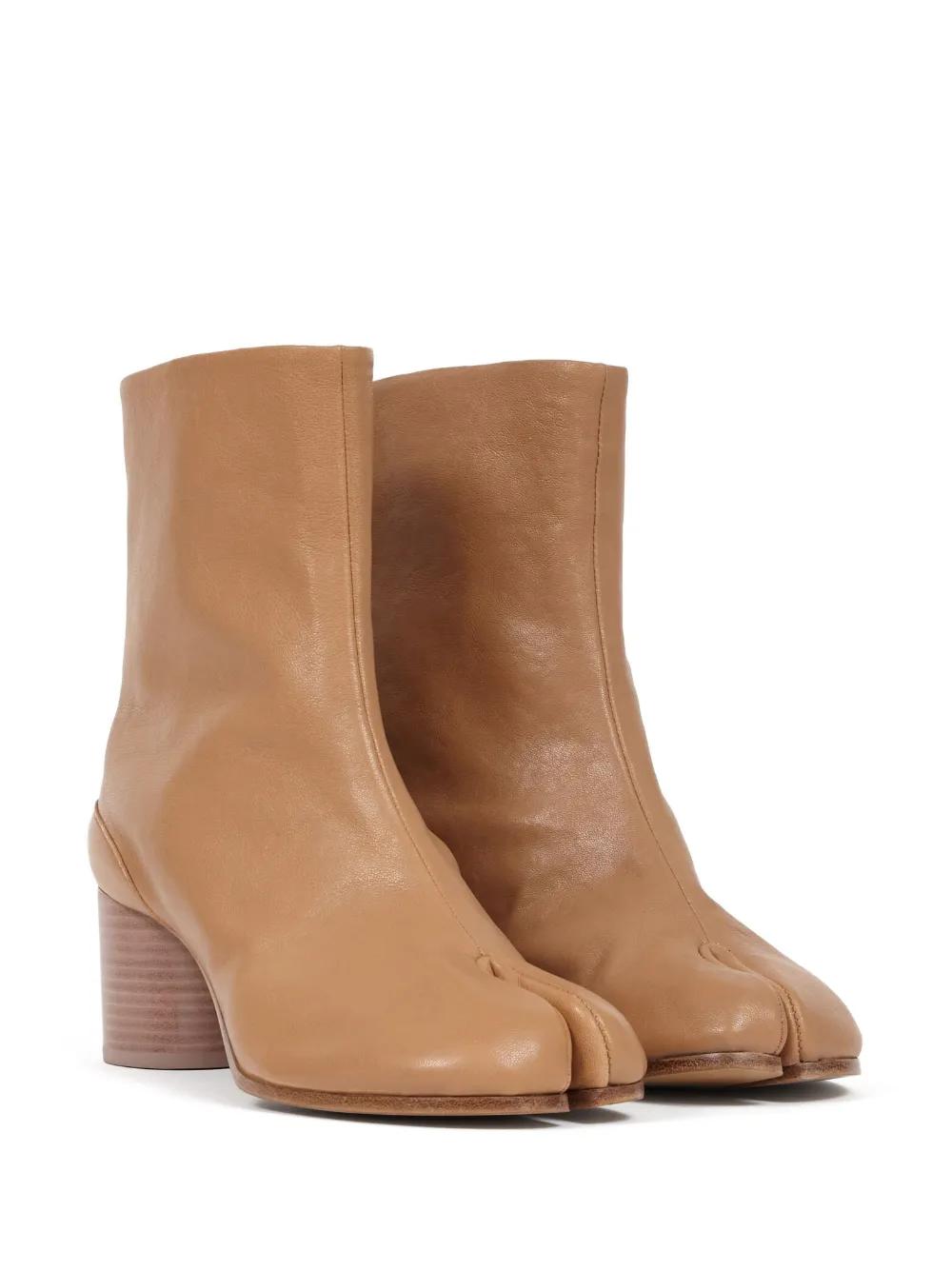 MAISON MARGIELA Tabi 60MM Leather Ankle Boots