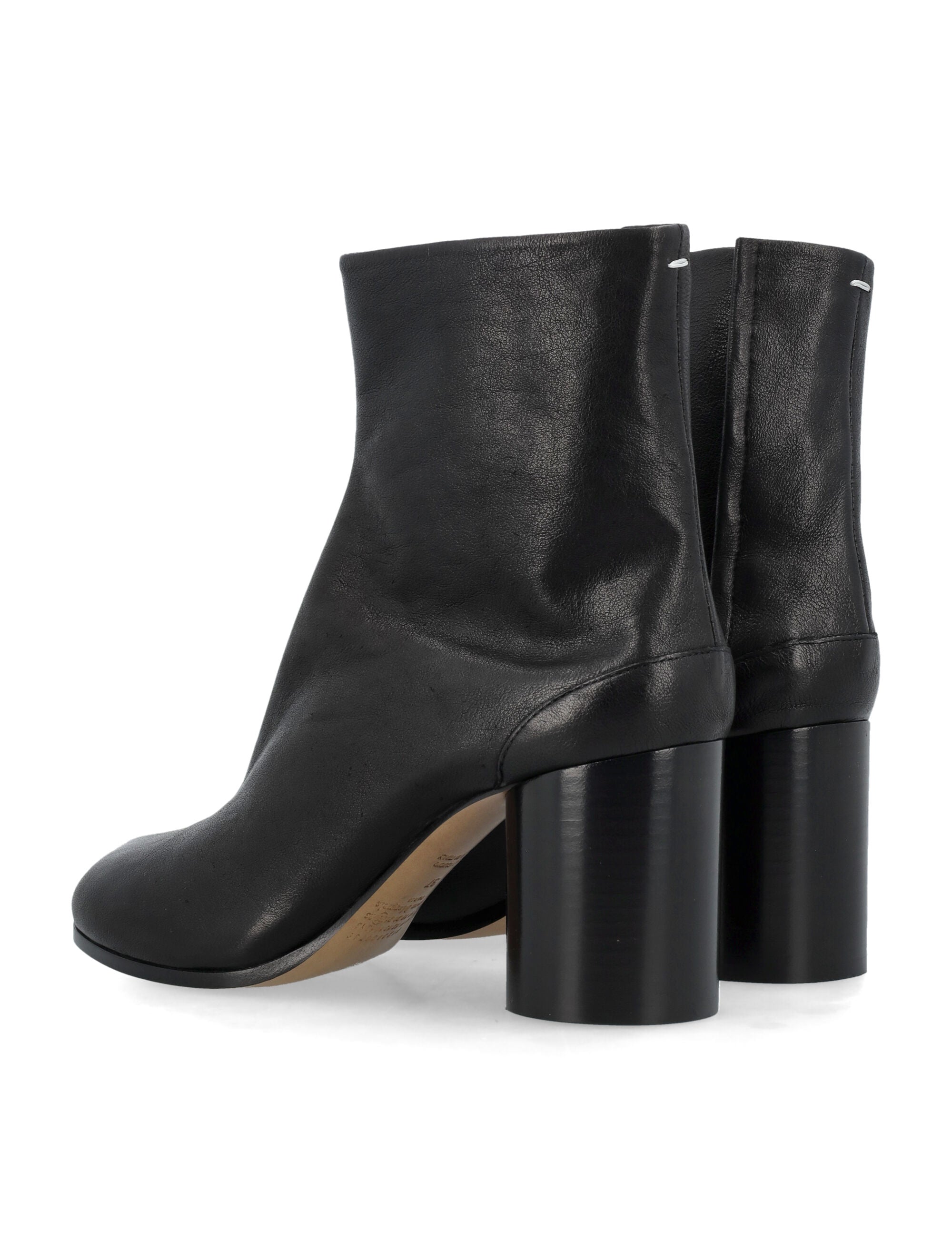 MAISON MARGIELA Tabi Ankle Boots with Cylindrical Heel - 8 cm Heel Height