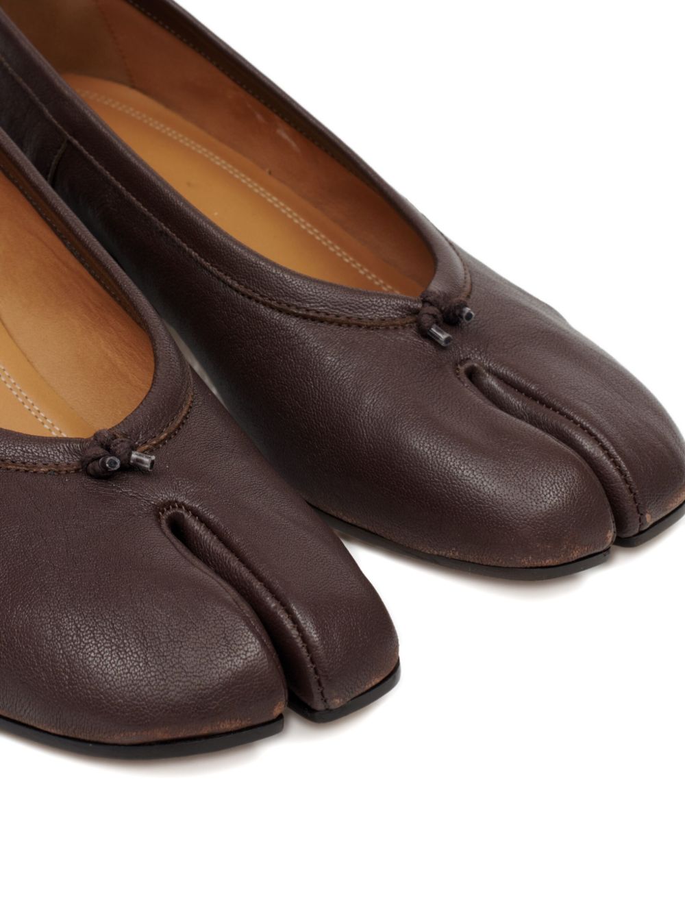 MAISON MARGIELA Tabi Split Toe Mini Ballerina with Cylindrical Heel