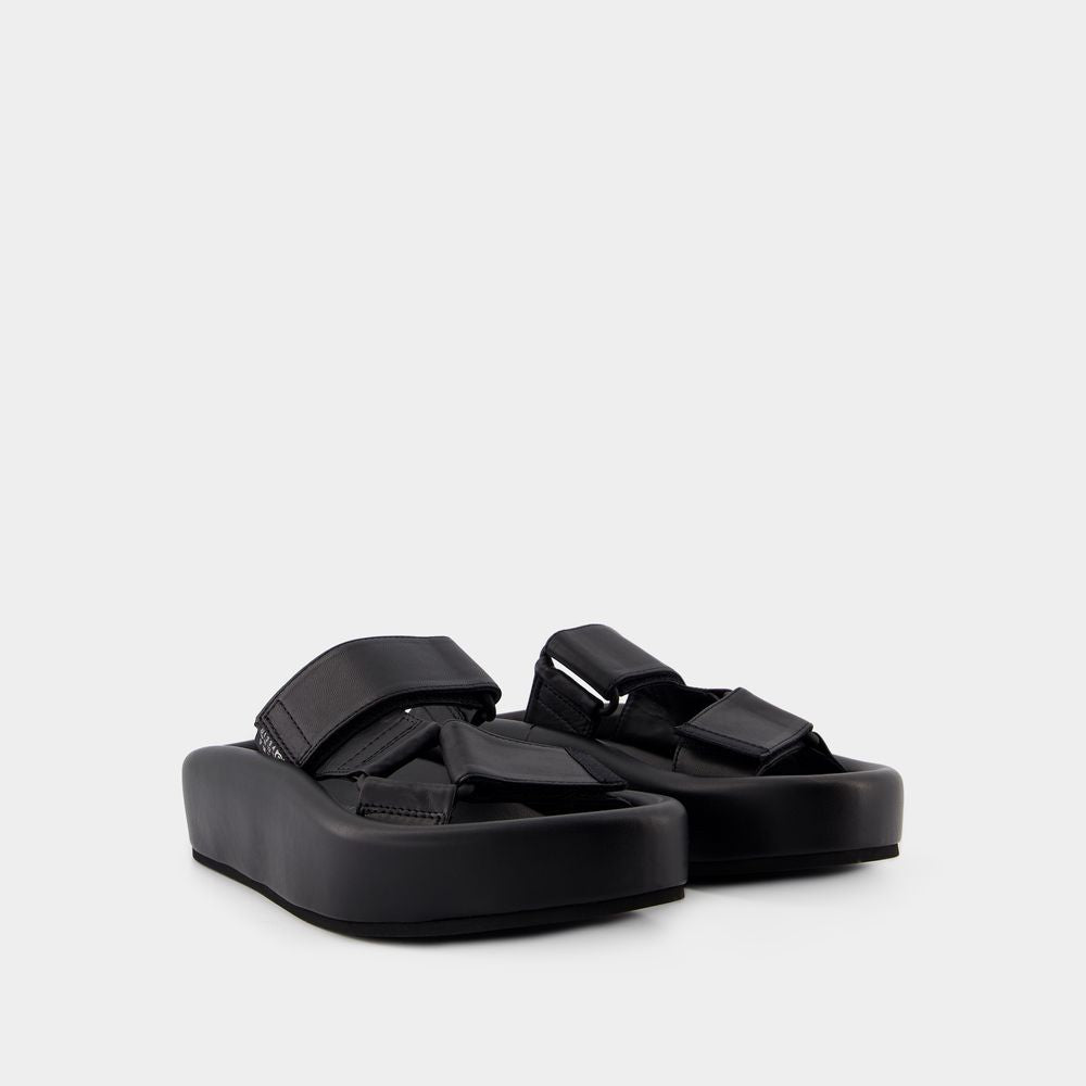 MM6 MAISON MARGIELA Luxury Leather Slippers for Women - SS24 Collection
