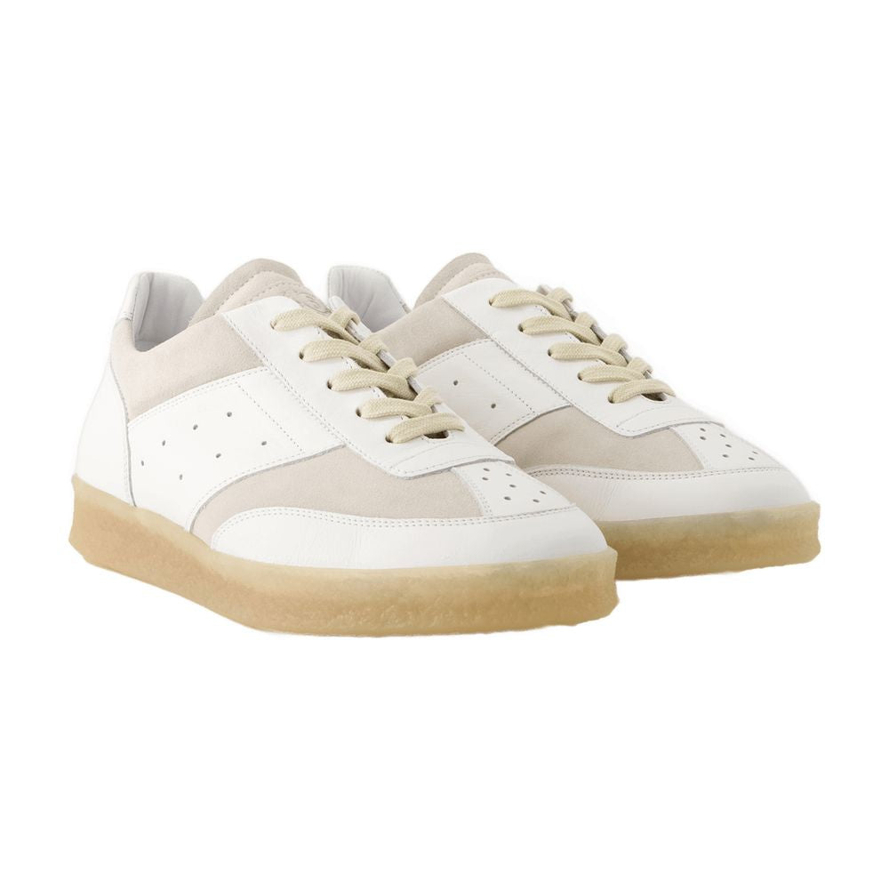 MM6 MAISON MARGIELA Sleek Casual Elegance Court Sneakers for Men