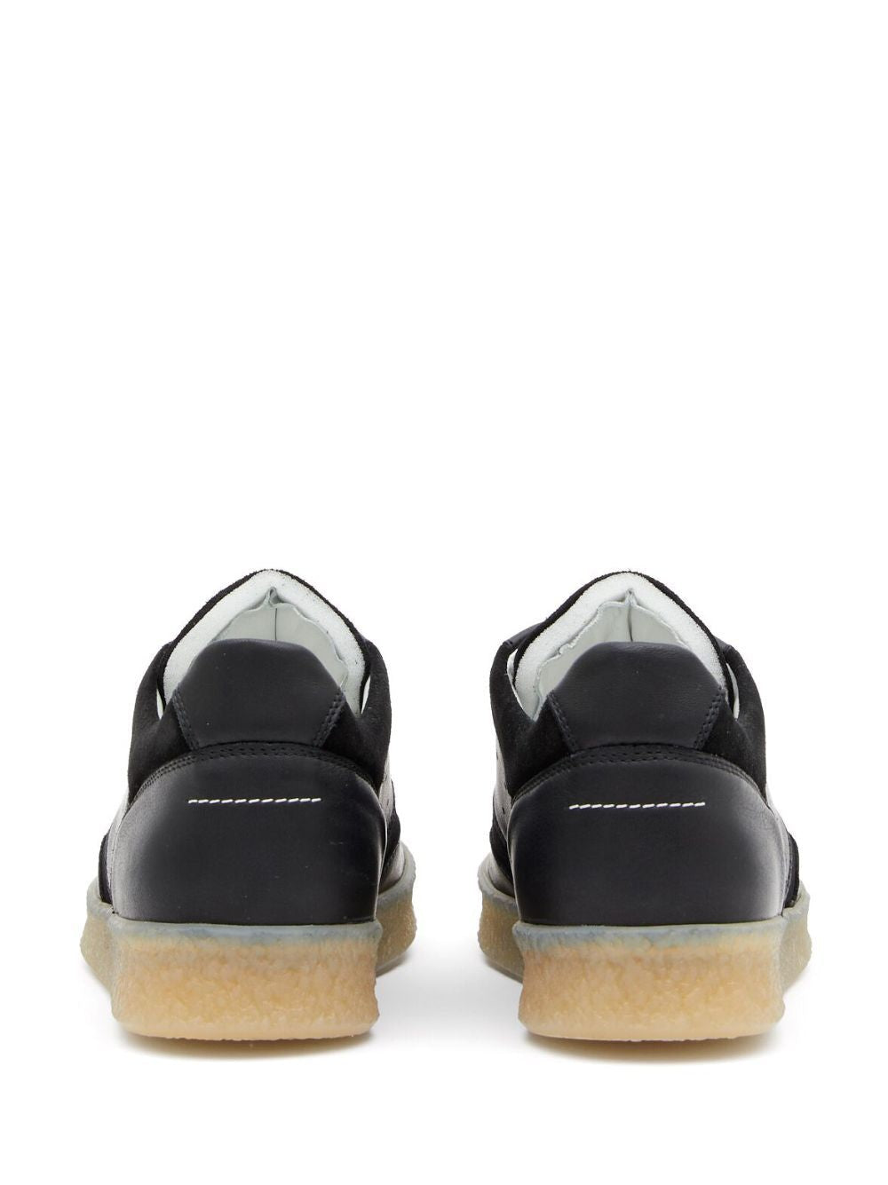 MM6 MAISON MARGIELA Court Sneakers Model 6 with Suede and Leather Panels