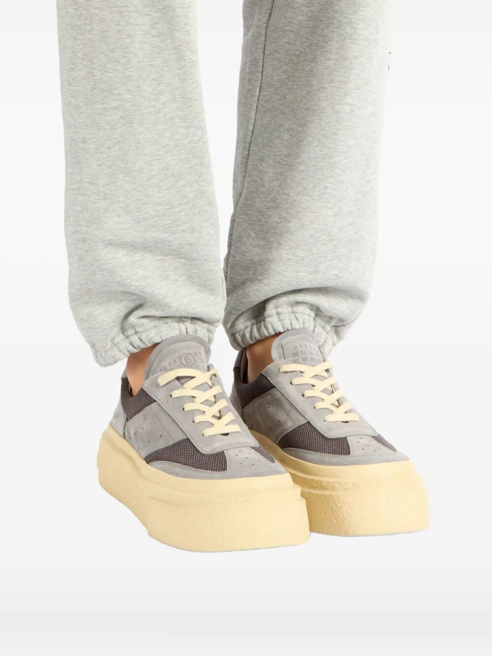 MM6 MAISON MARGIELA Womens' Leather Sneaker